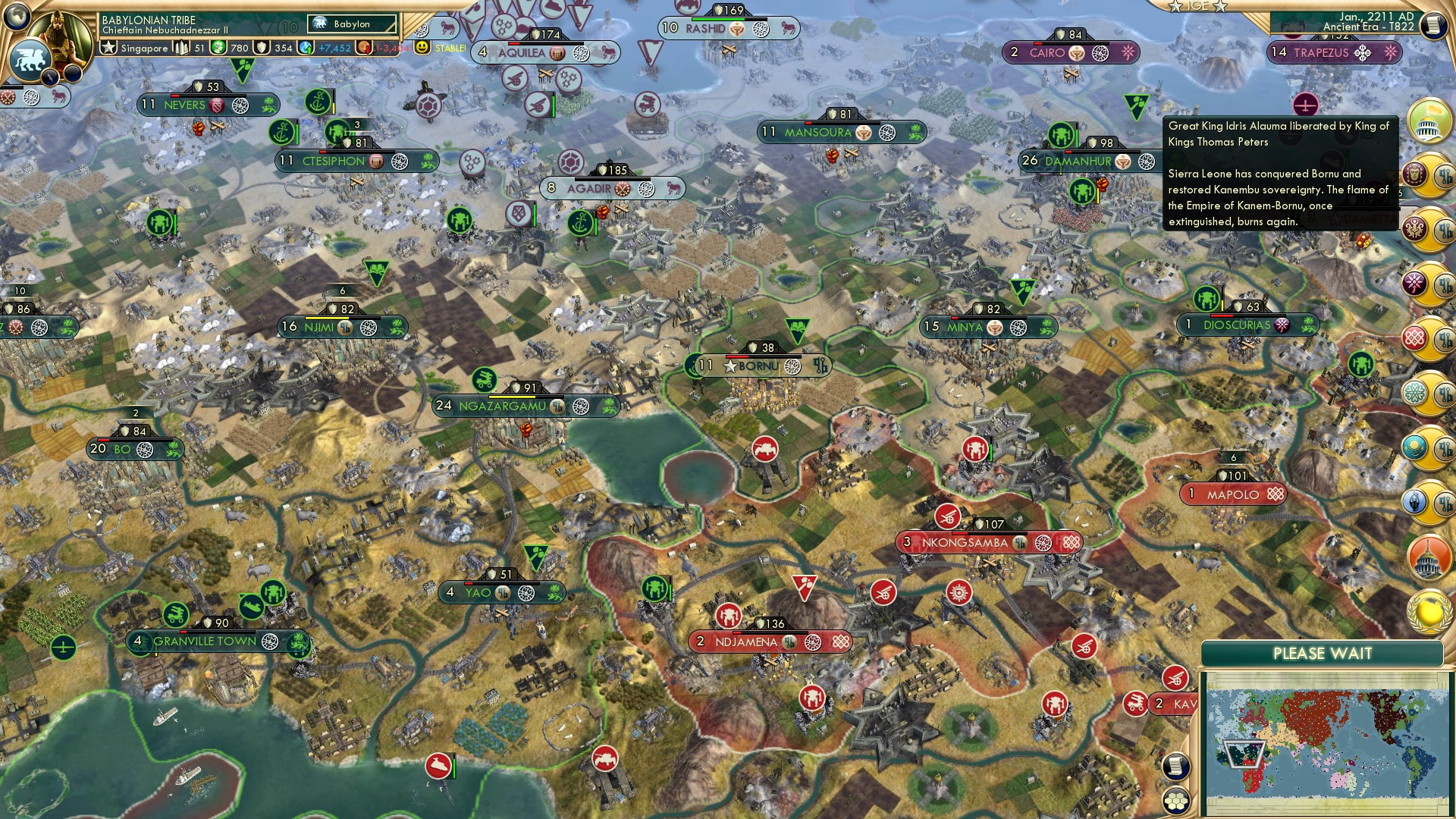 CBR In-Game Screenshot of All The African Civs Are Coming Back!