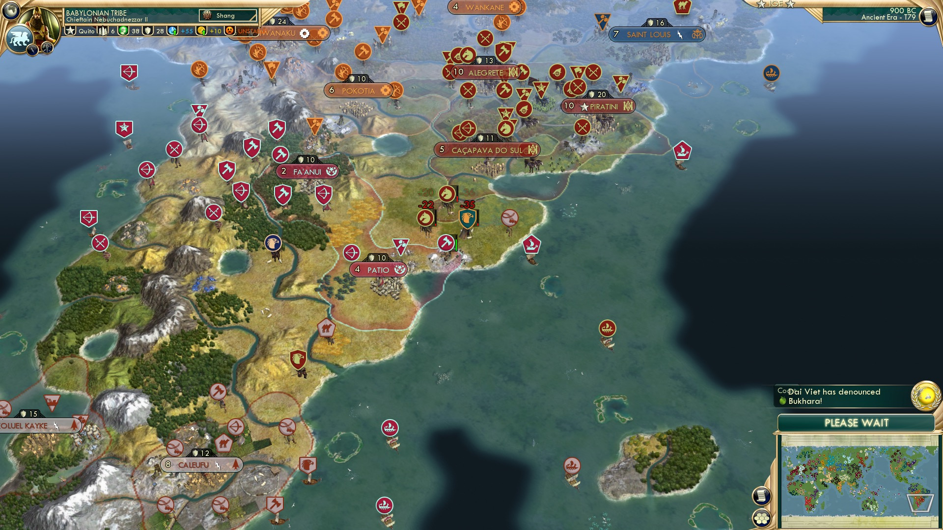 CBR In-Game Screenshot of South American Fa’ennui