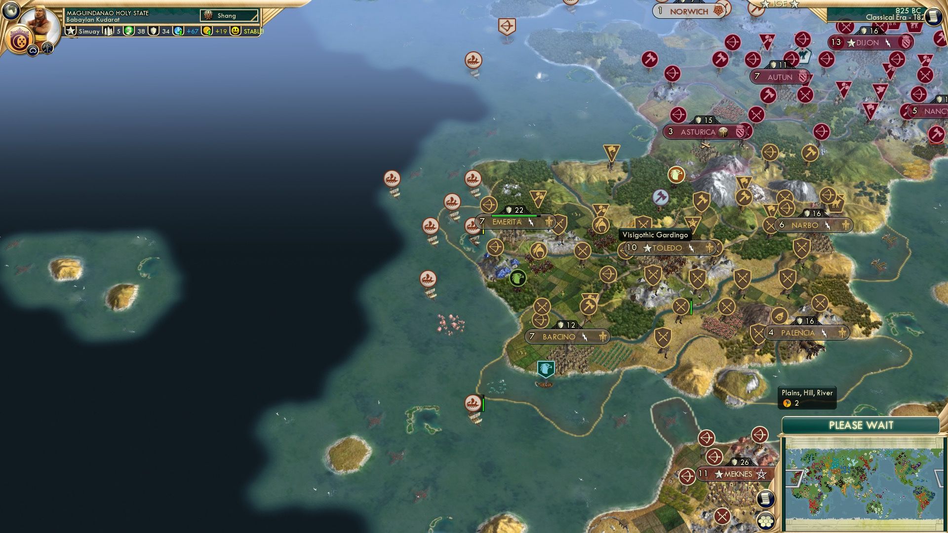 CBR In-Game Screenshot of The Royal Navy