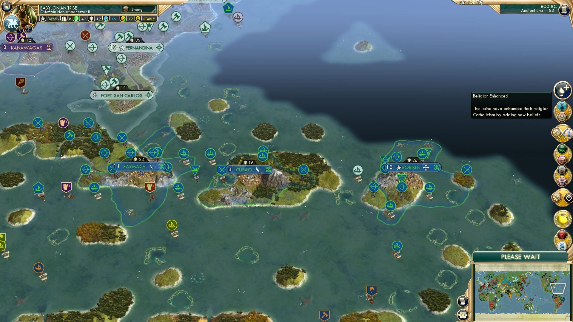 CBR In-Game Screenshot of Who Needs Cities When You Have Faith?