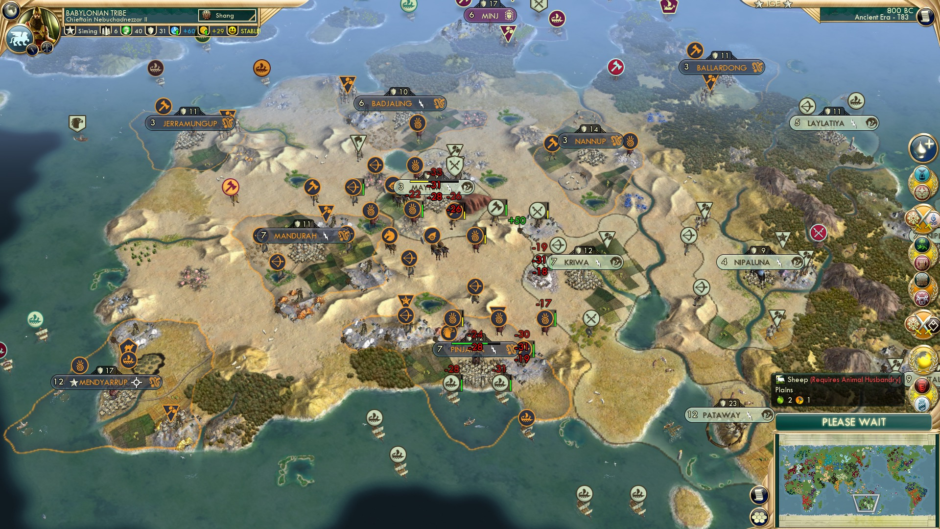 CBR In-Game Screenshot of Step Right Up