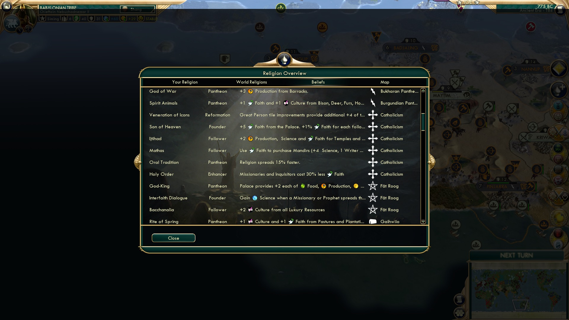 CBR In-Game Screenshot of By The Gods!