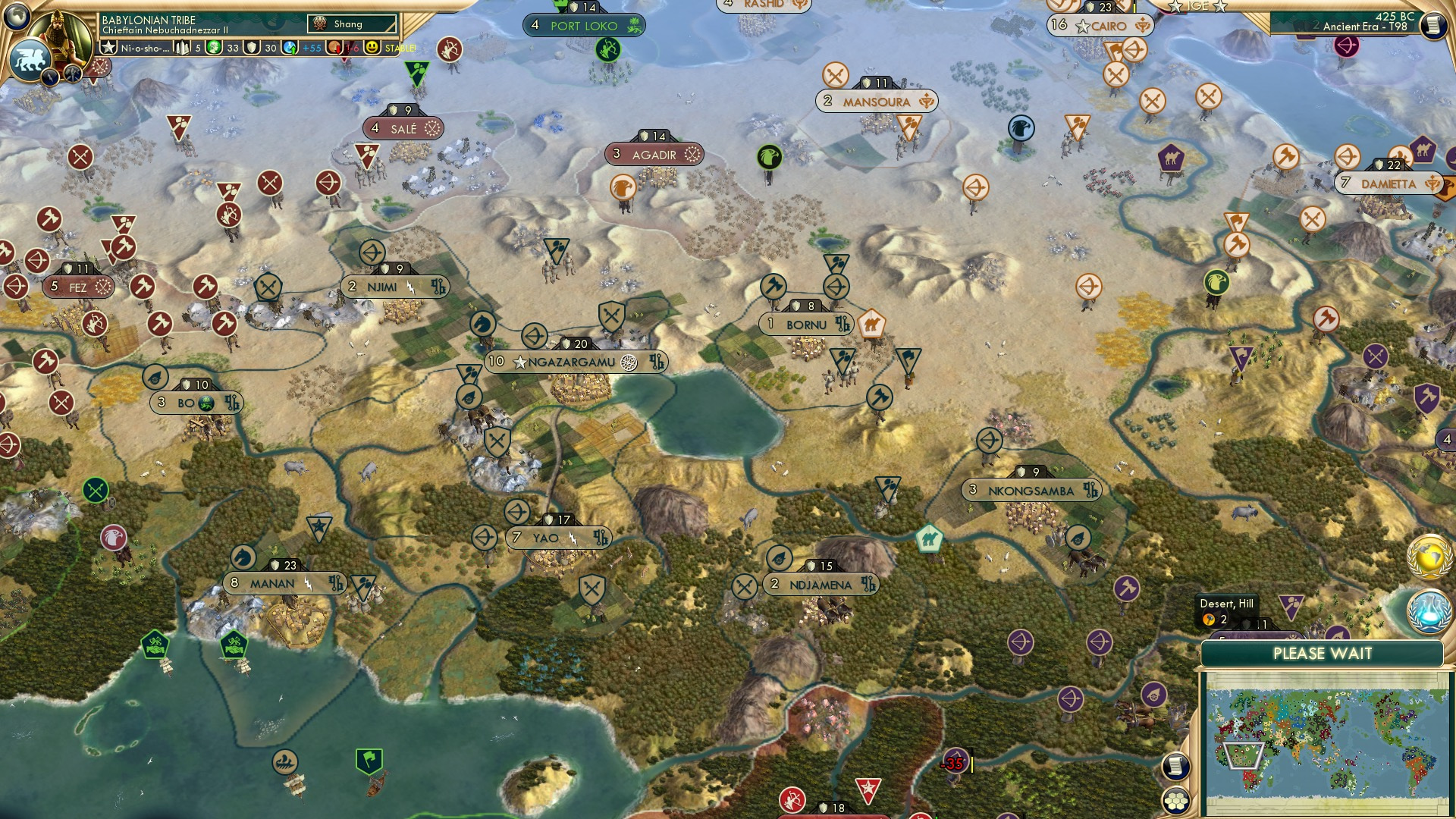 CBR In-Game Screenshot of Bornu Again