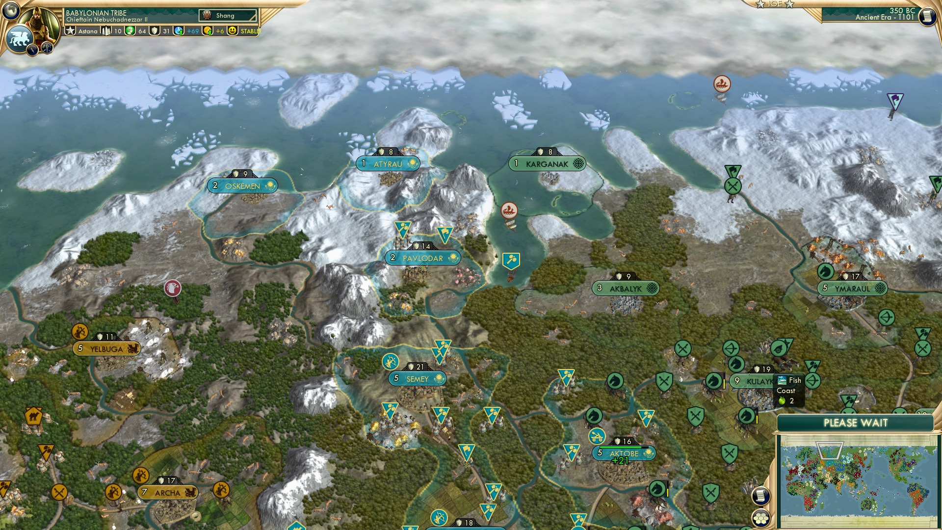 CBR In-Game Screenshot of The Frozen North, Eastern Edition
