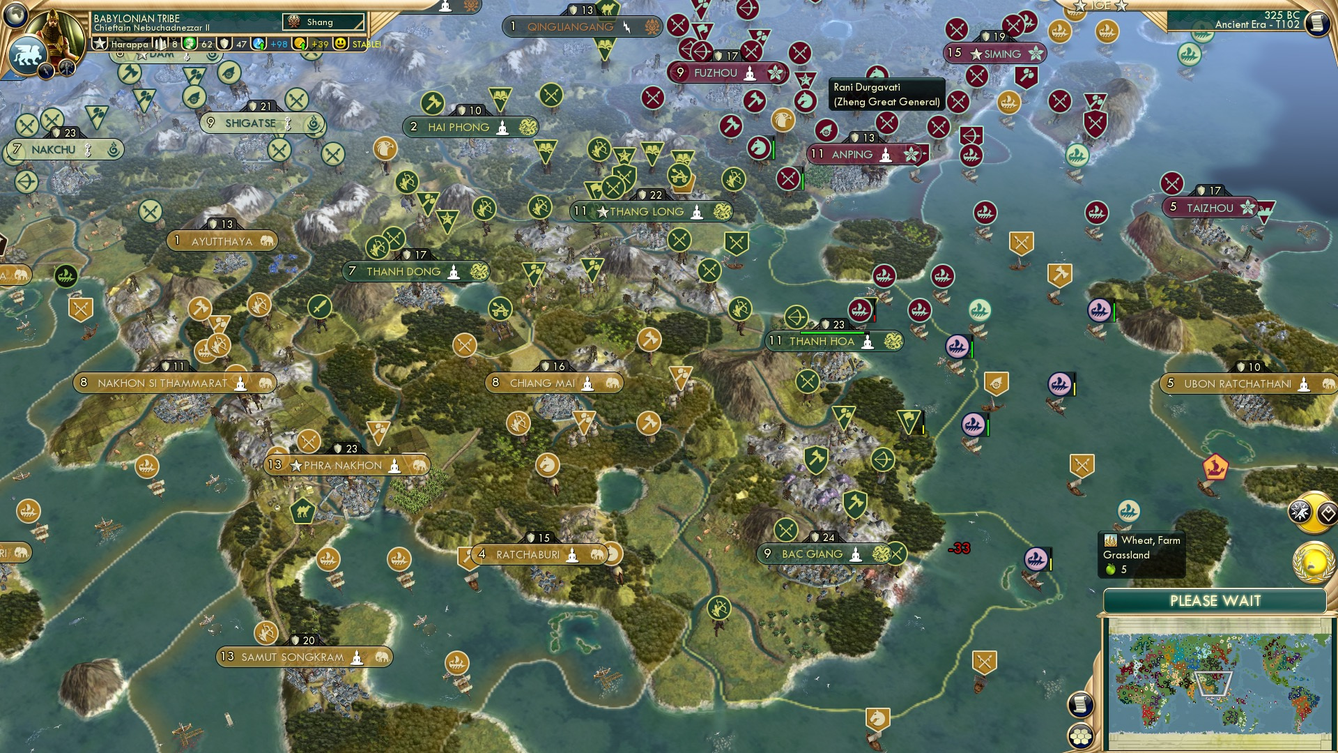 CBR In-Game Screenshot of “One must think like one’s enemy”