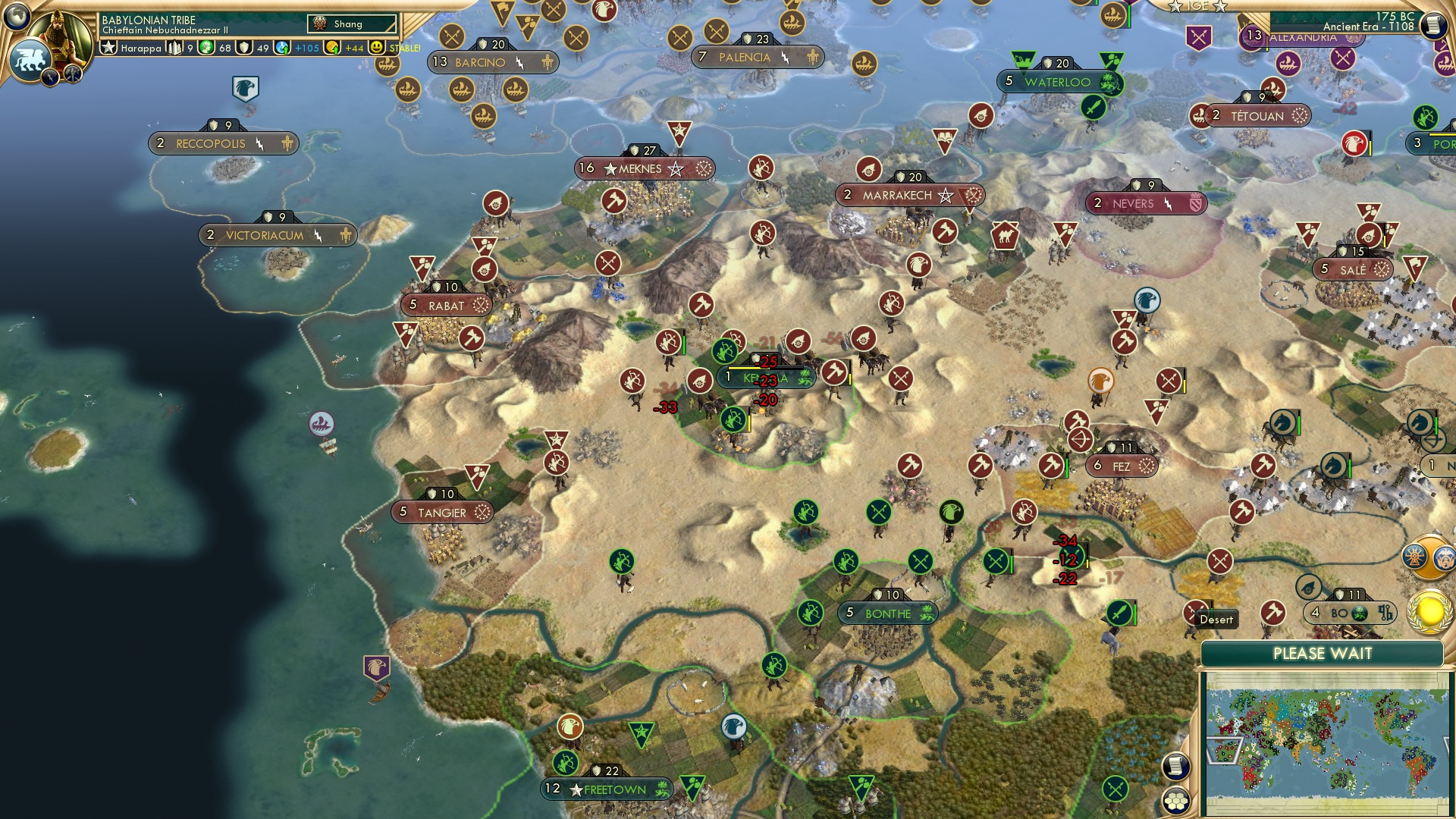 CBR In-Game Screenshot of The Start of a Long Siege