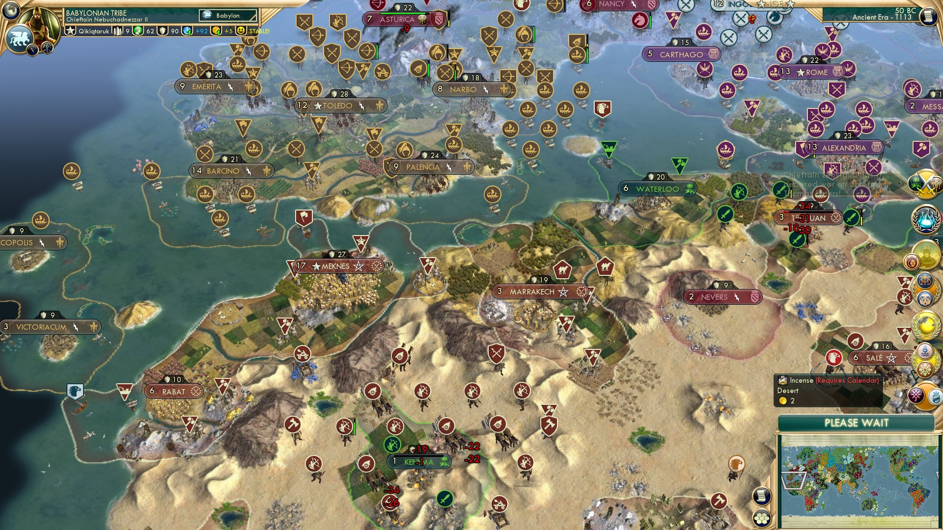 CBR In-Game Screenshot of North Africa is such a mess