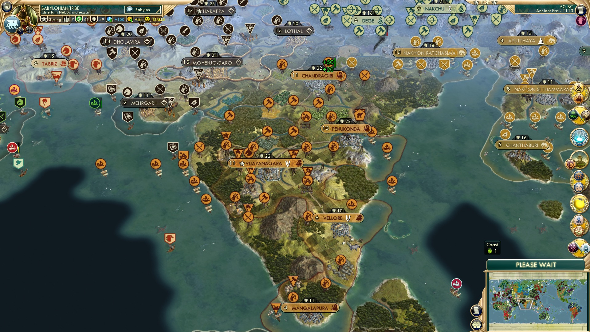CBR In-Game Screenshot of Peace in India