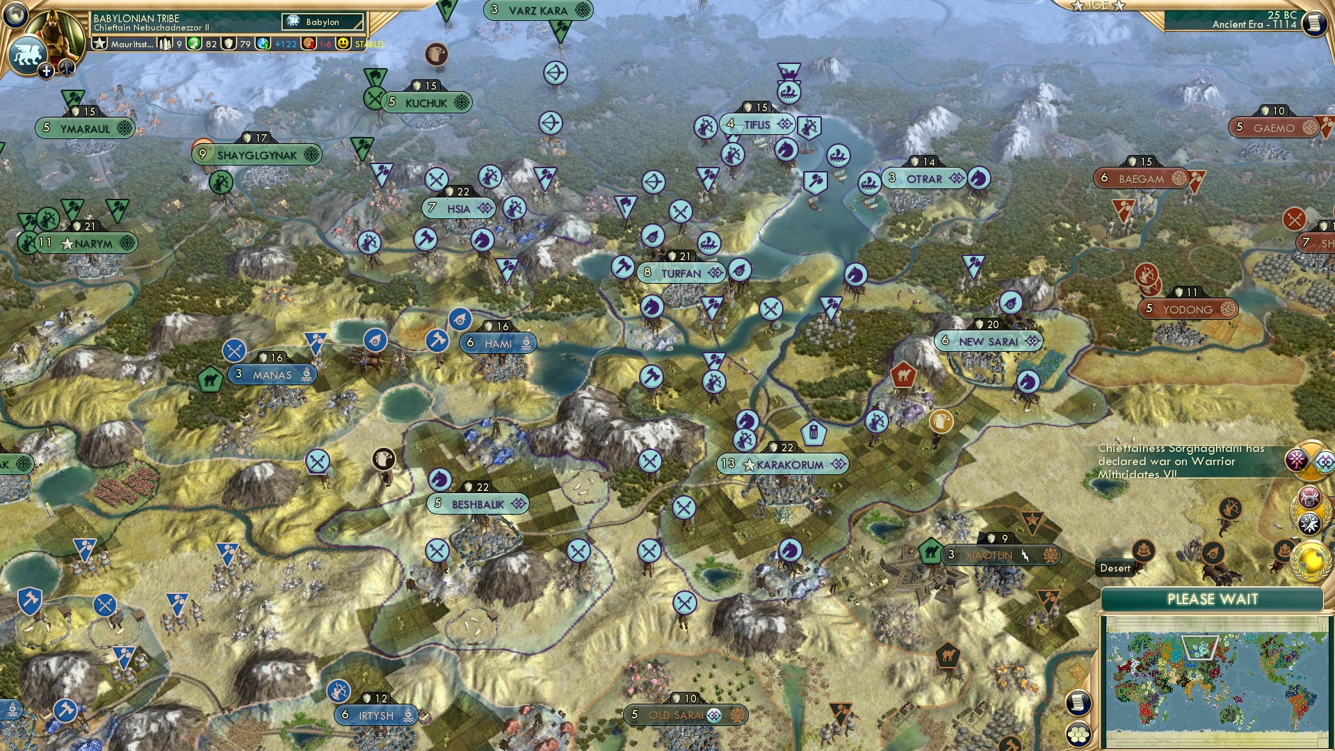 CBR In-Game Screenshot of Emotional Support DoW