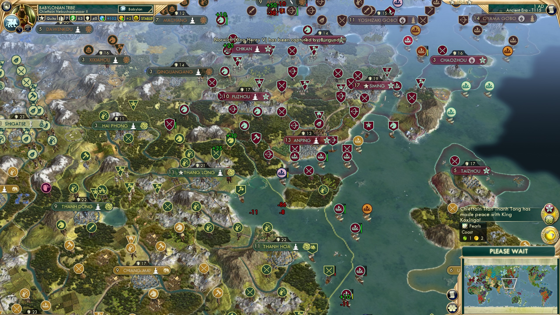 CBR In-Game Screenshot of Zheng and a Miss