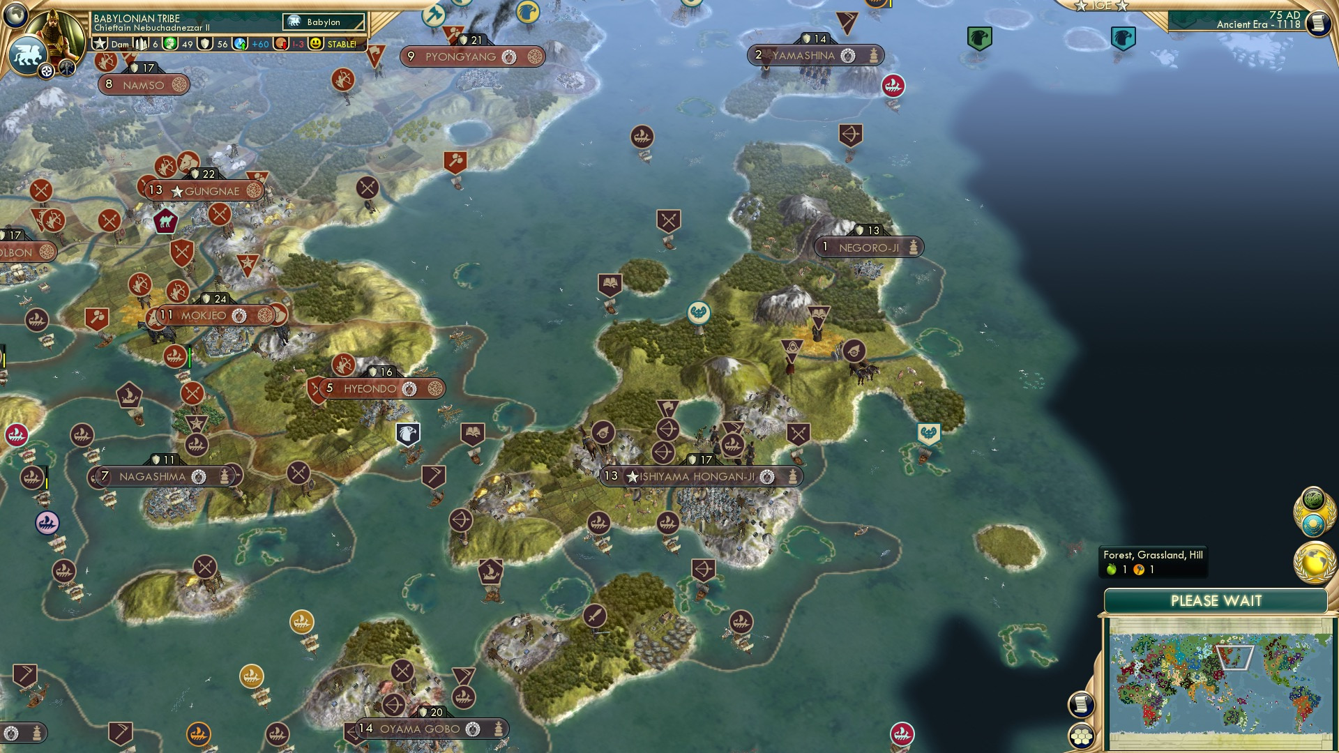 CBR In-Game Screenshot of Tohoku or Not Tohoku
