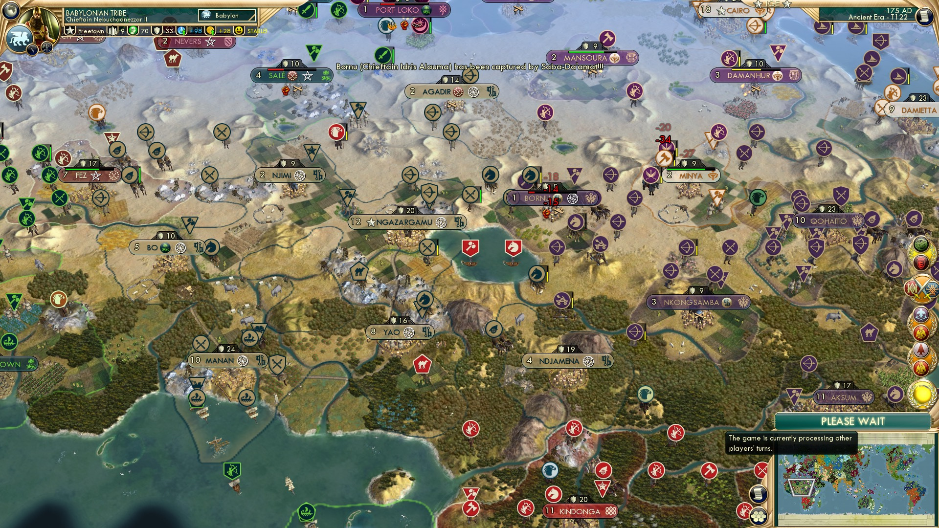 CBR In-Game Screenshot of Makeda Shingen