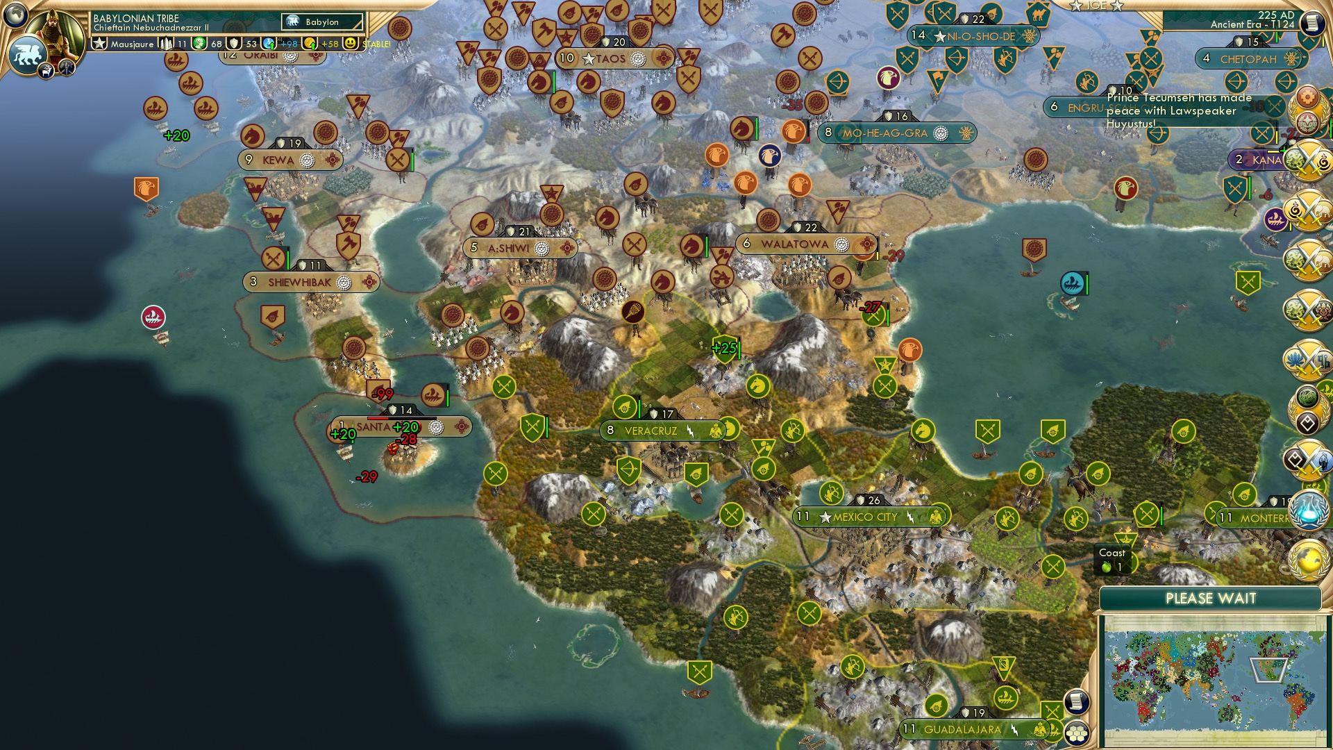 CBR In-Game Screenshot of Santa Feint