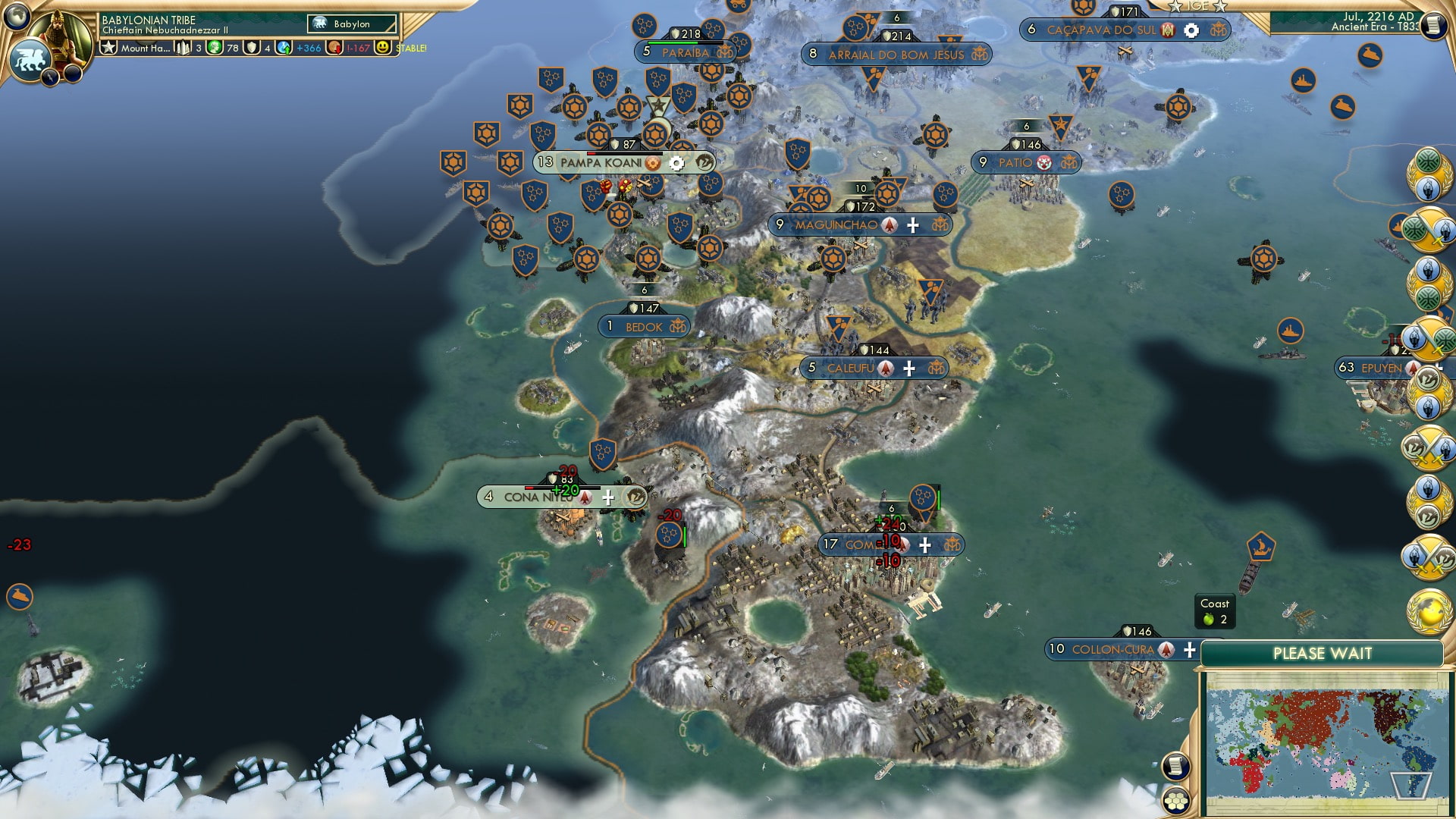 CBR In-Game Screenshot of Headache