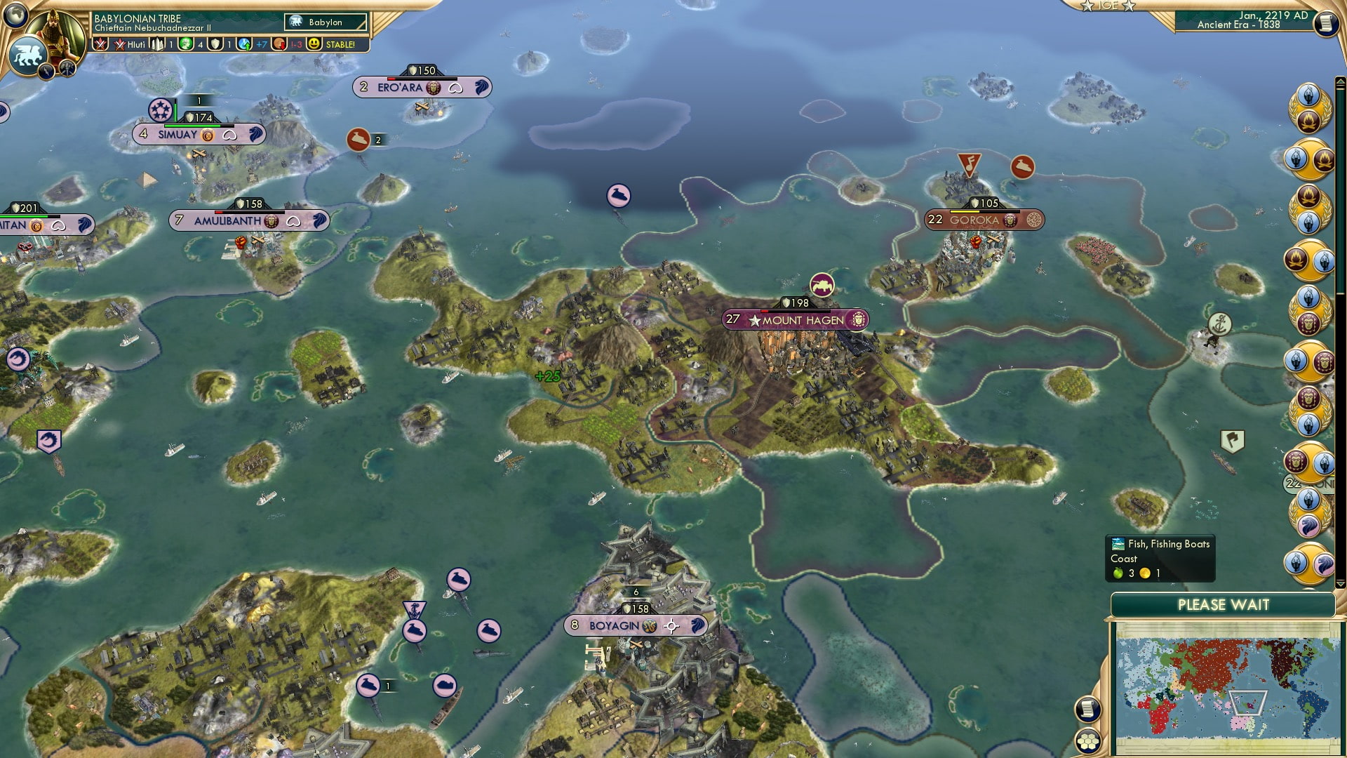 CBR In-Game Screenshot of Science