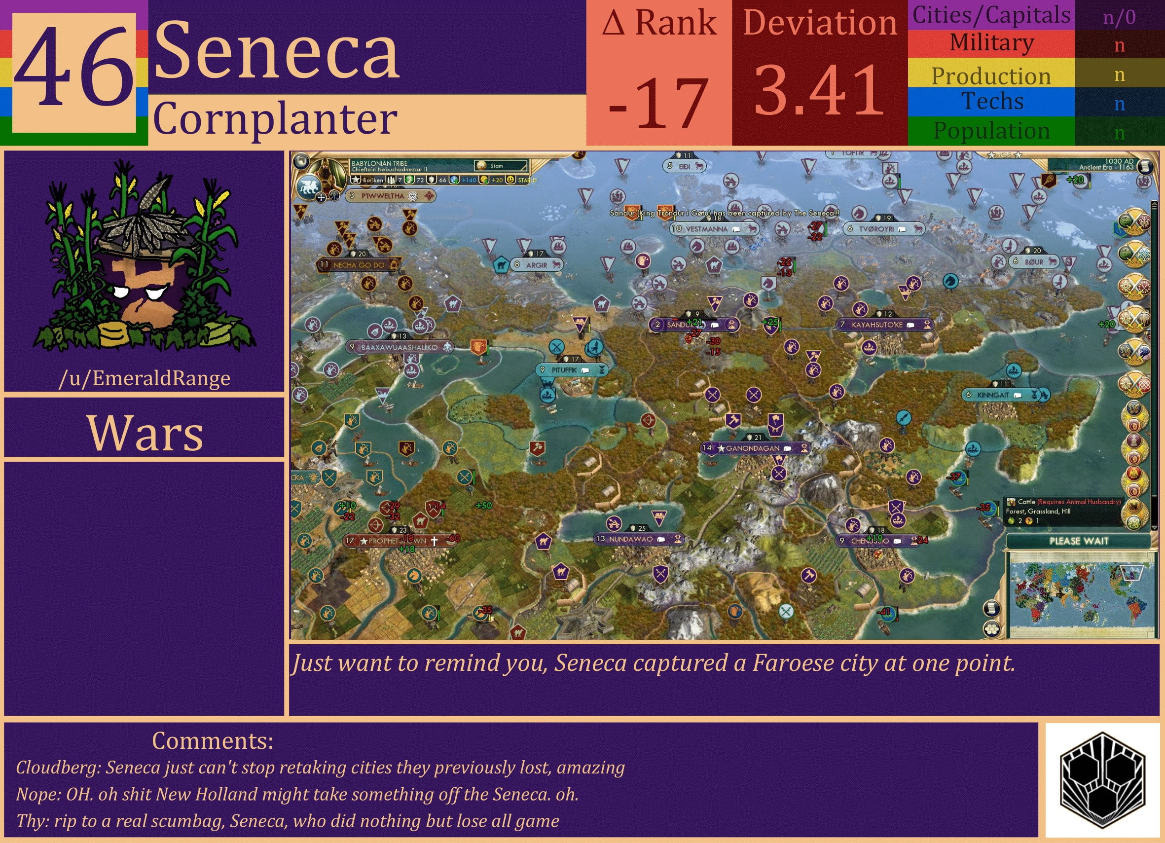 CBR In-Game Screenshot of Seneca