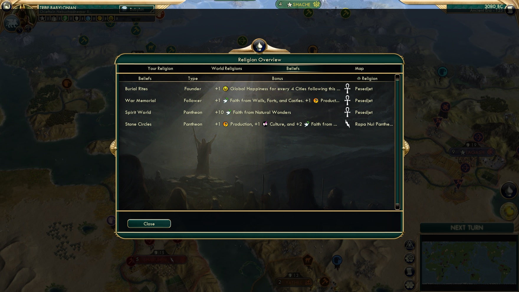 CBR In-Game Screenshot of SET IN STONE