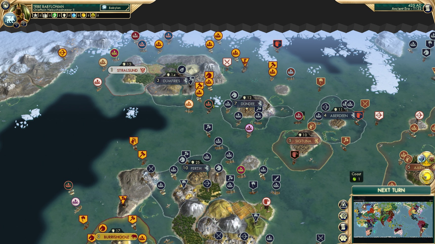 CBR In-Game Screenshot of North Sea Scramble