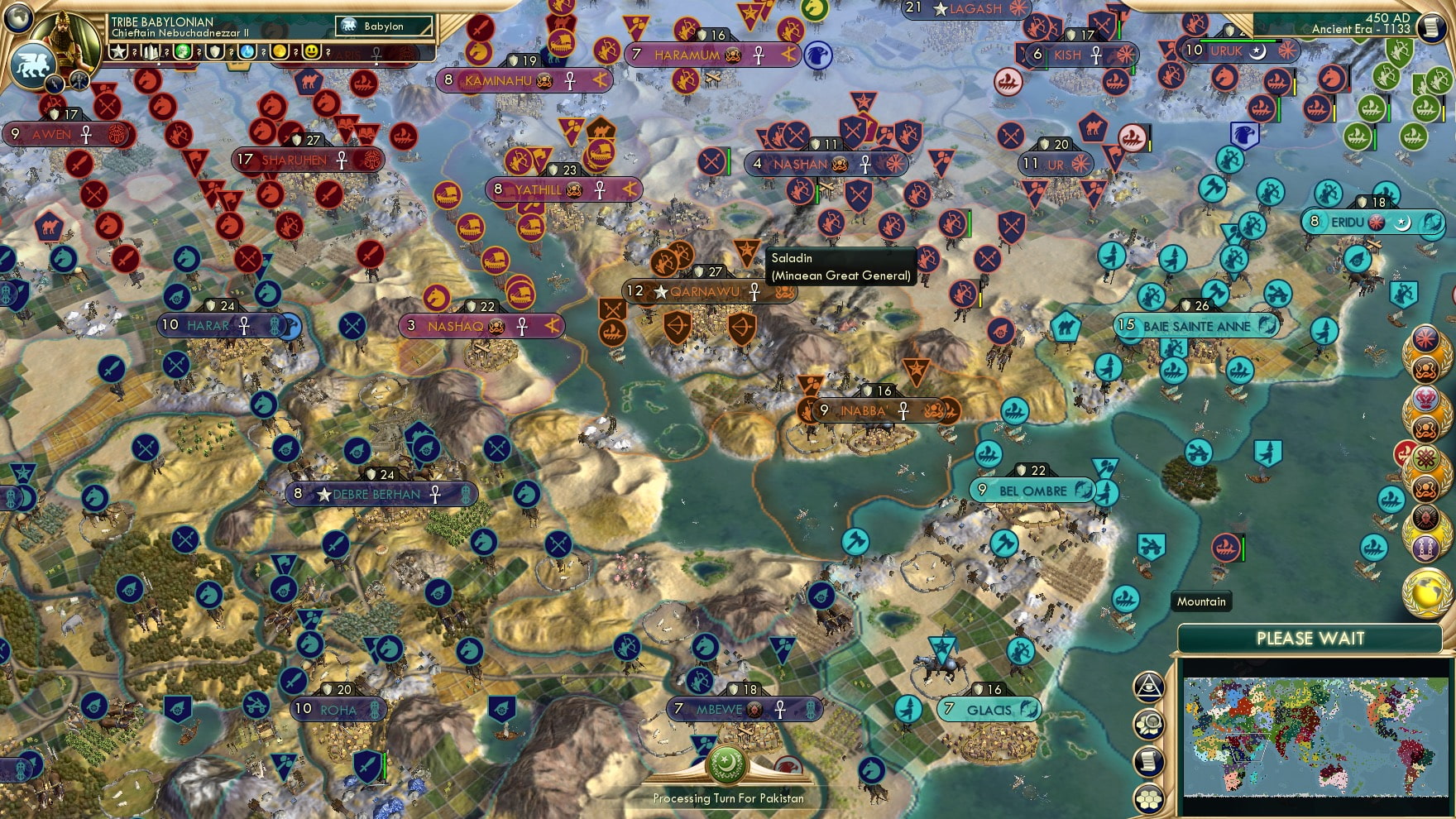 CBR In-Game Screenshot of Saladin Sane