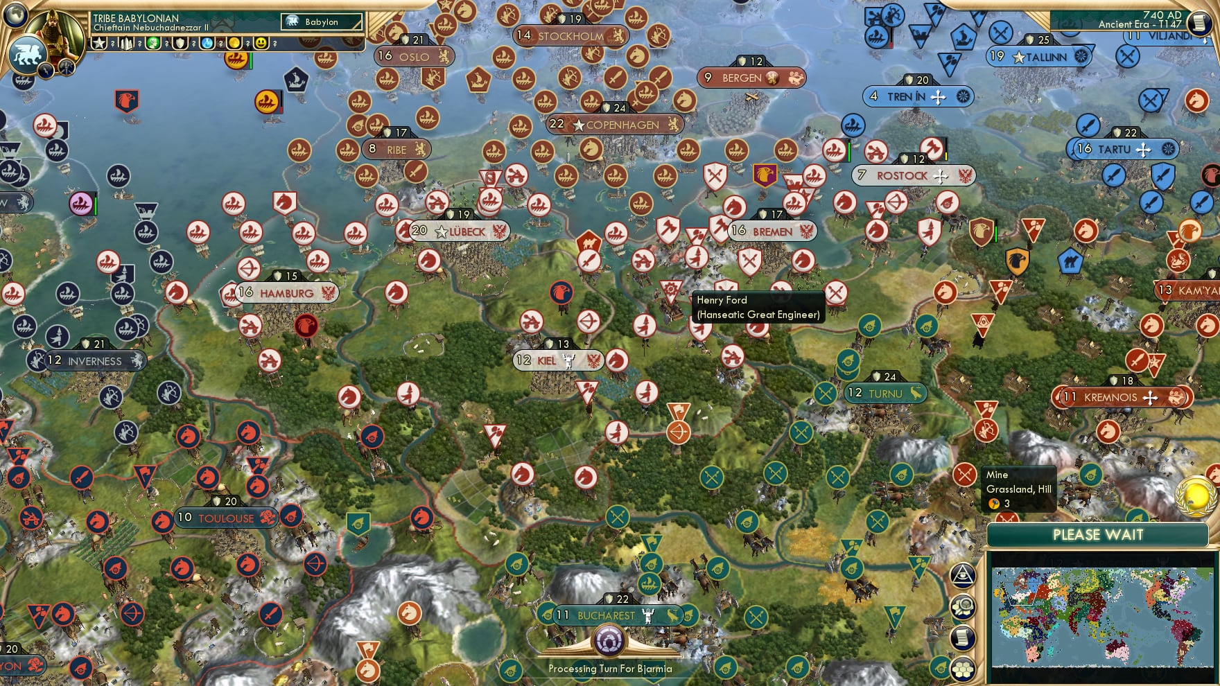 CBR In-Game Screenshot of Henry Ford owned a newspaper which he used to publish articles based on the already discredited anti-Semitic hoax,