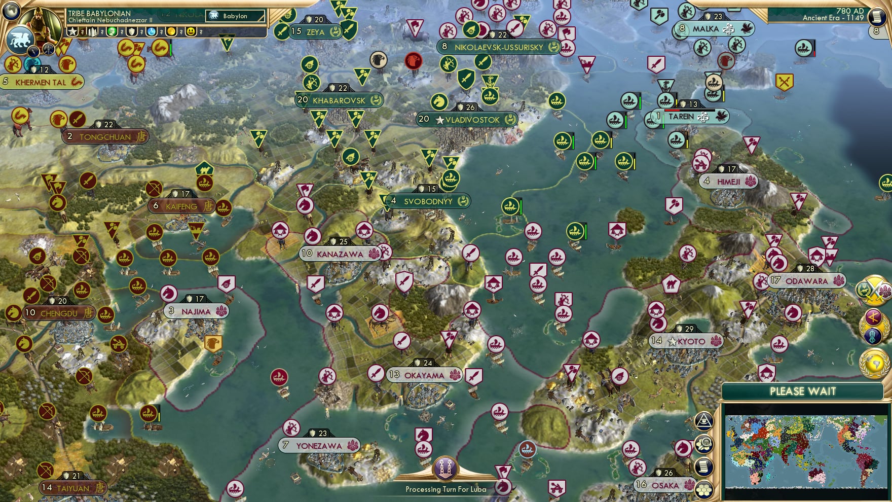 CBR In-Game Screenshot of Where does Yuri keep his armies?