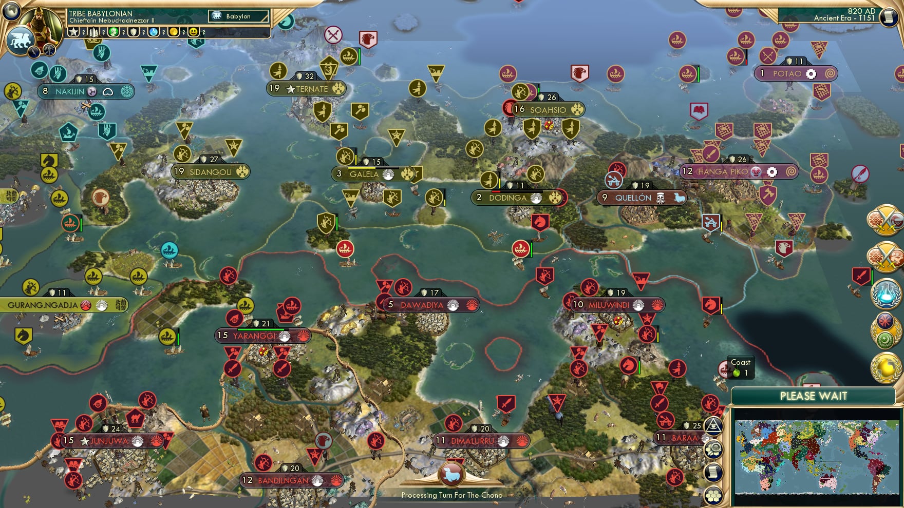 CBR In-Game Screenshot of Buckley’s chance