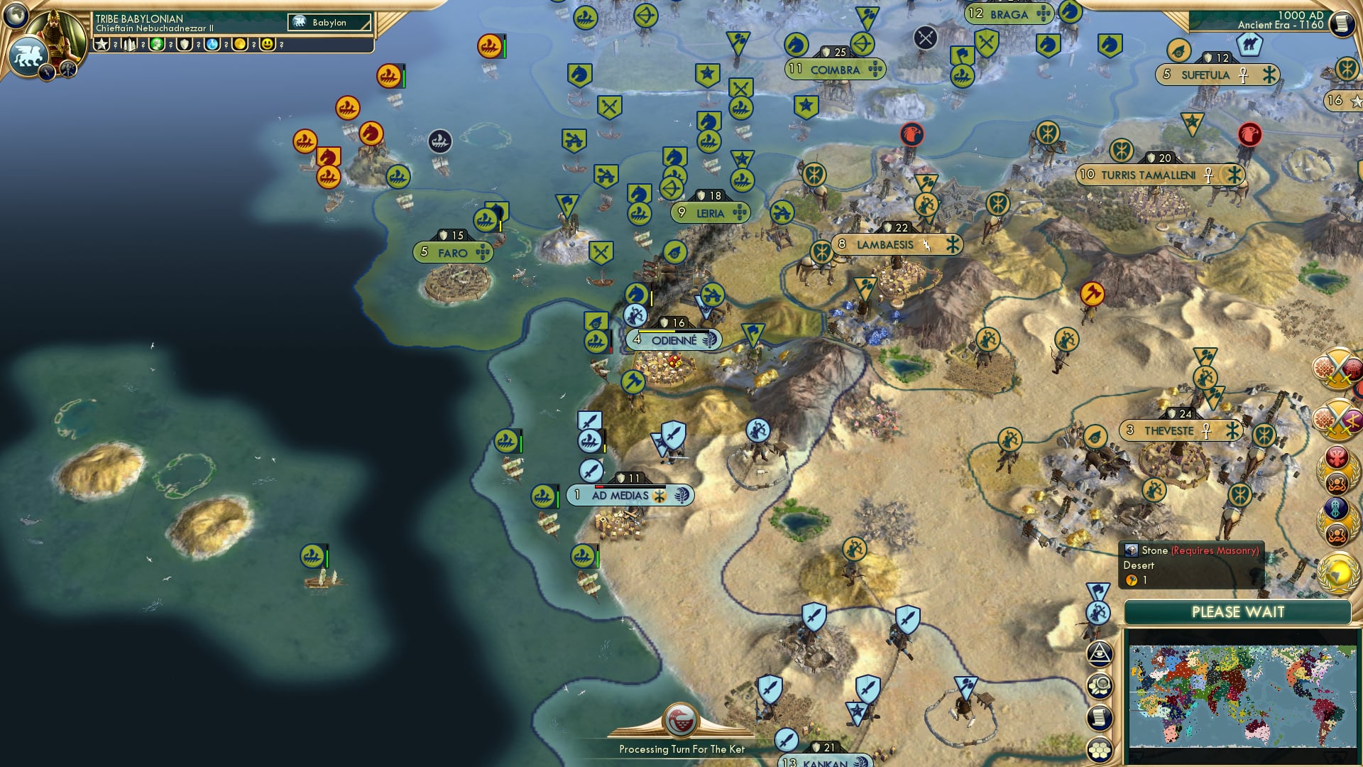 CBR In-Game Screenshot of Portuguese Pressure