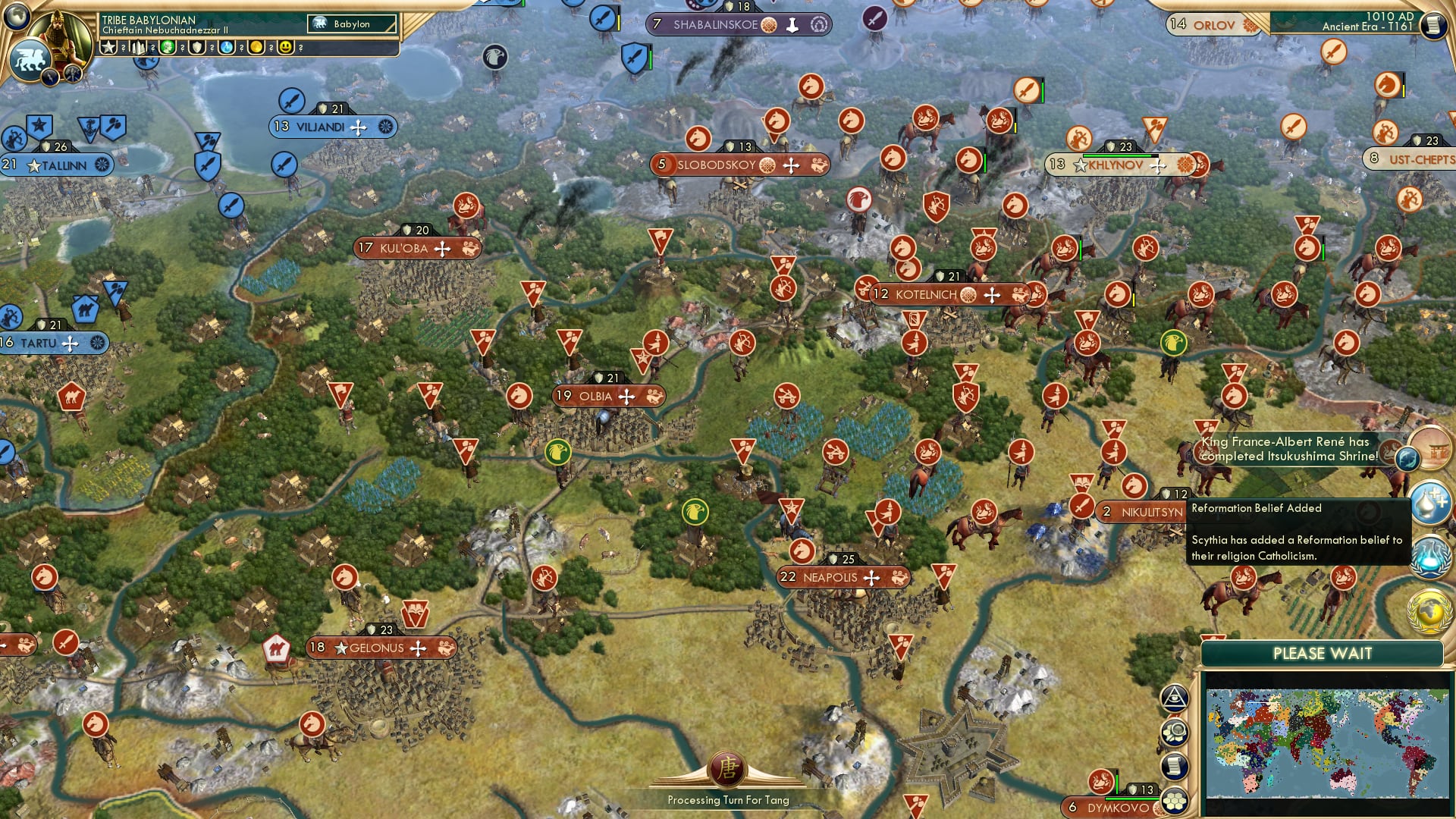 CBR In-Game Screenshot of Everybody Wants To Be The Pope