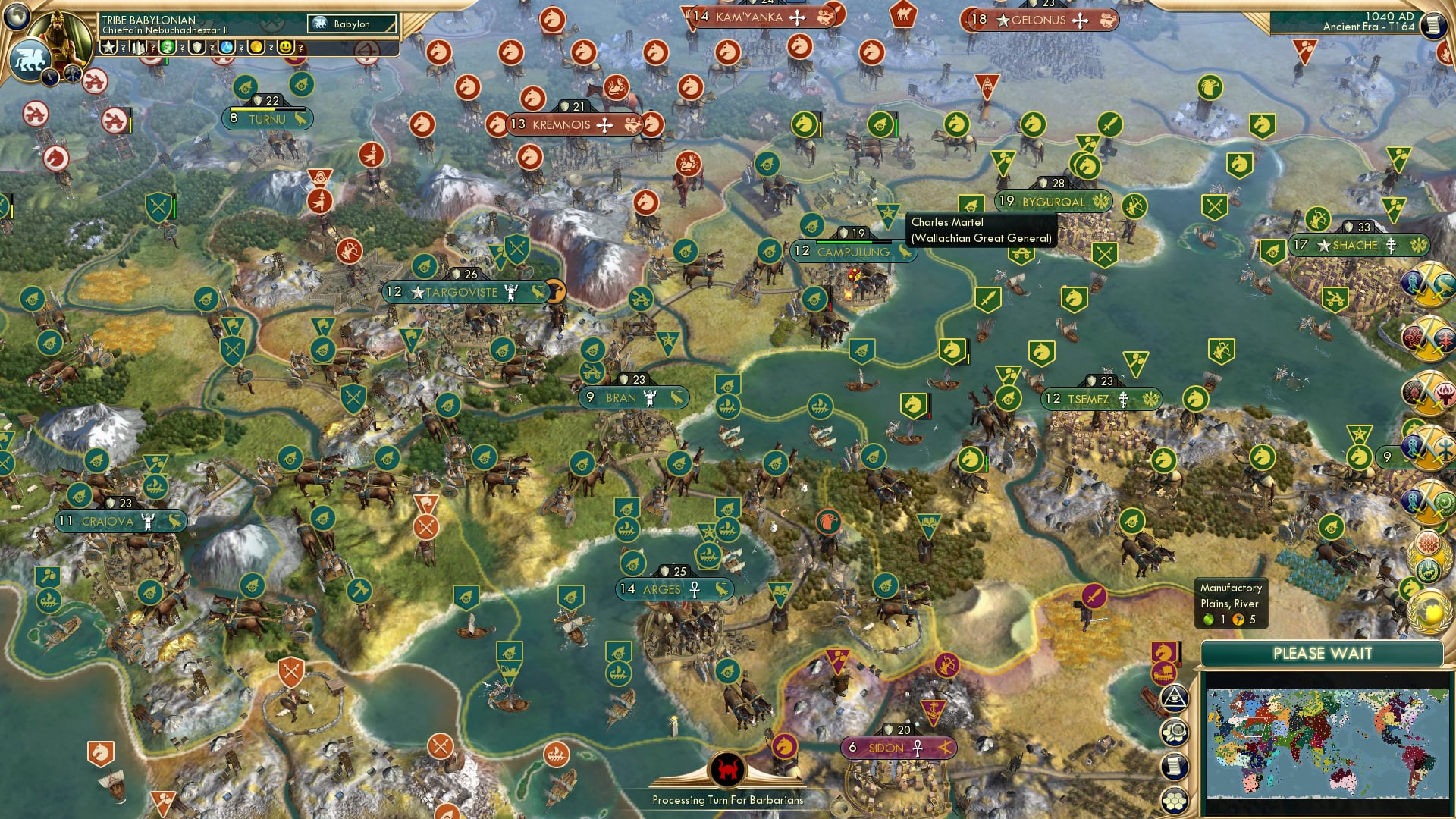 CBR In-Game Screenshot of Chuck, The Hammer