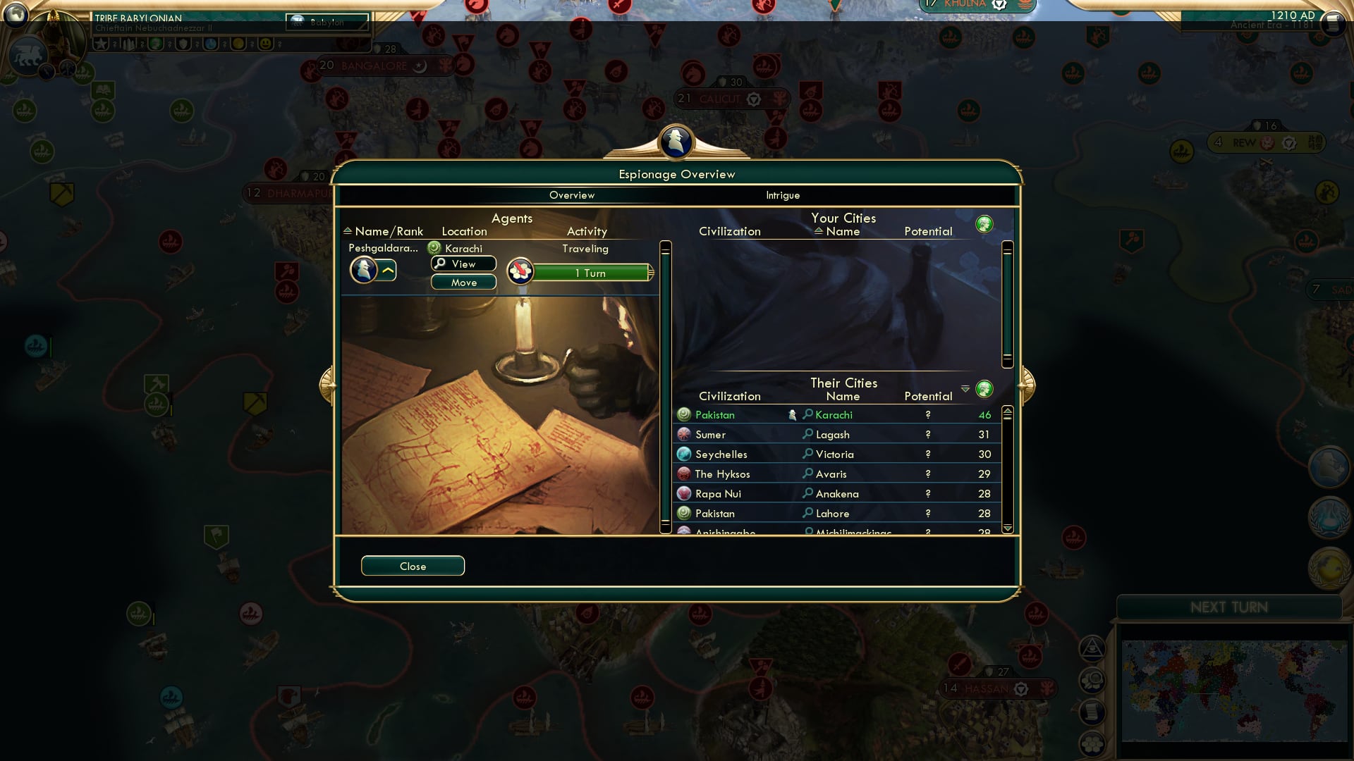 CBR In-Game Screenshot of Go Forth and Divide