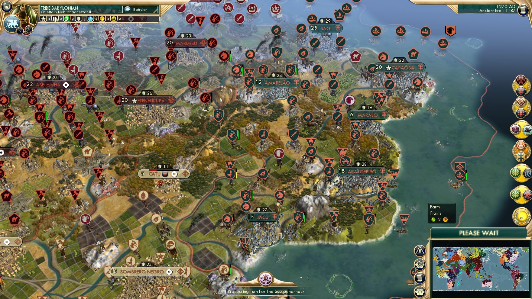 CBR In-Game Screenshot of Jacu in the Box