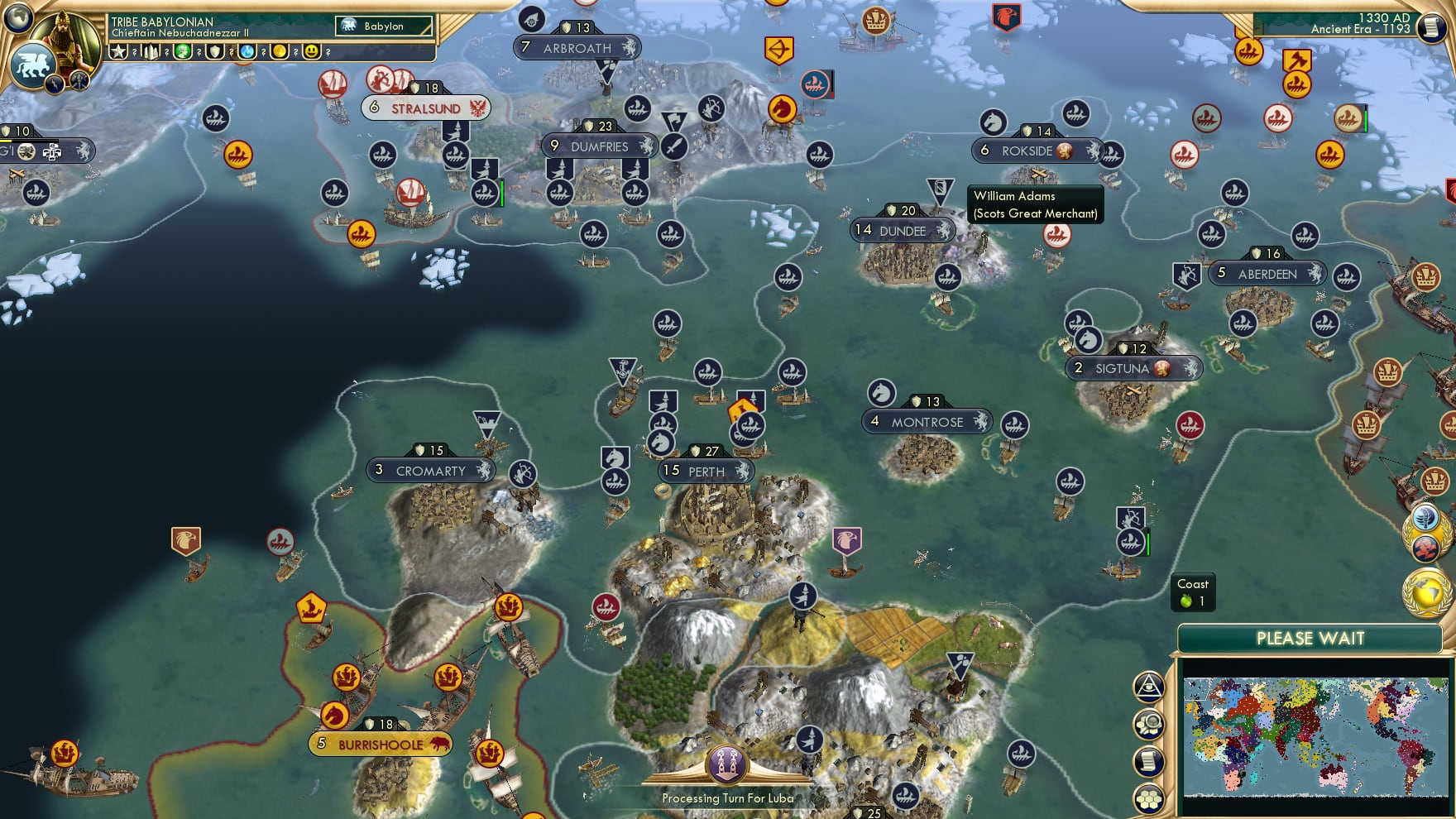 CBR In-Game Screenshot of The Adams family