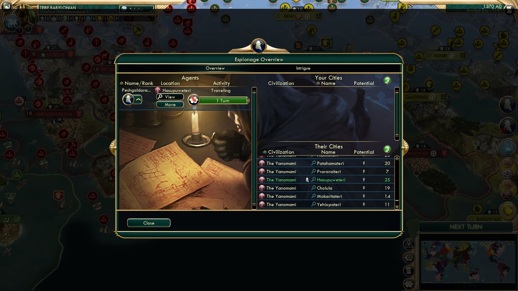 CBR In-Game Screenshot of éspionagé