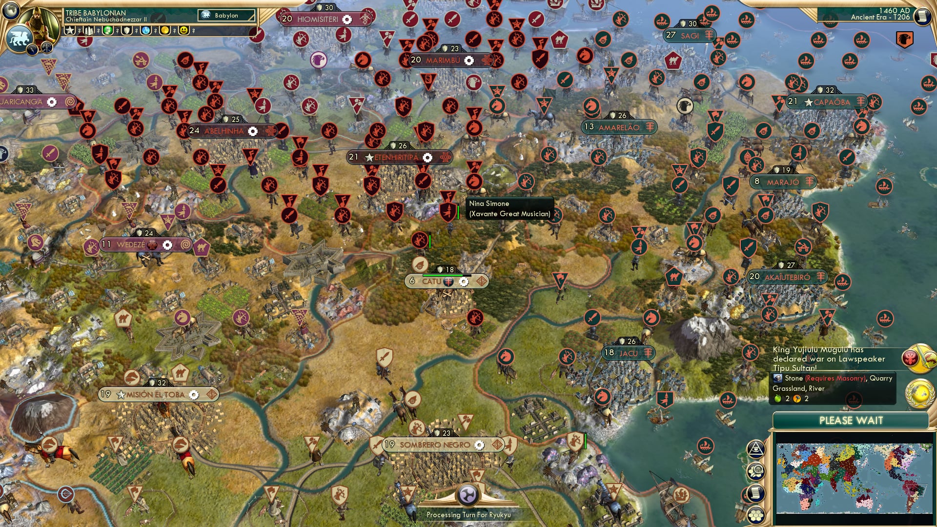 CBR In-Game Screenshot of The High Priestess of War