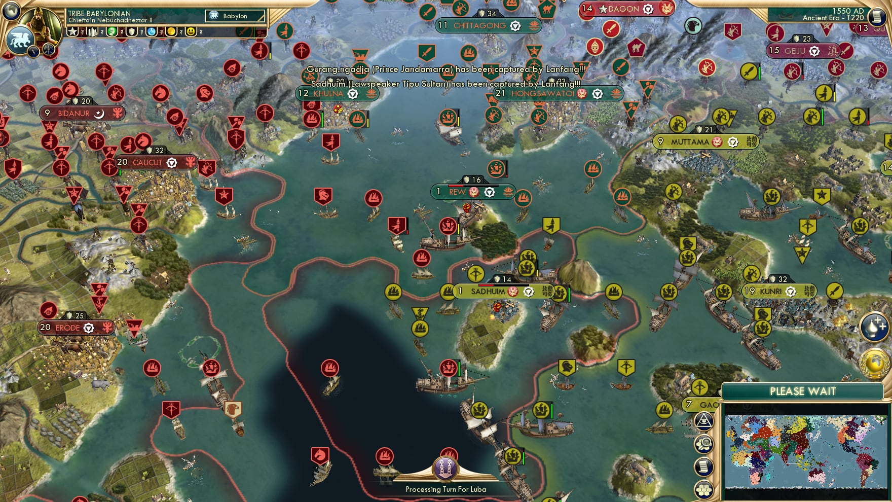 CBR In-Game Screenshot of Checking in on the Andamans…