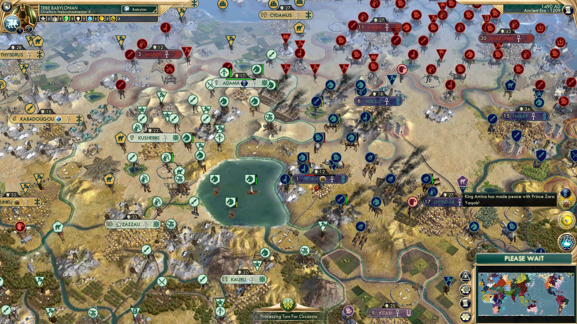 CBR In-Game Screenshot of Peace? In my time?