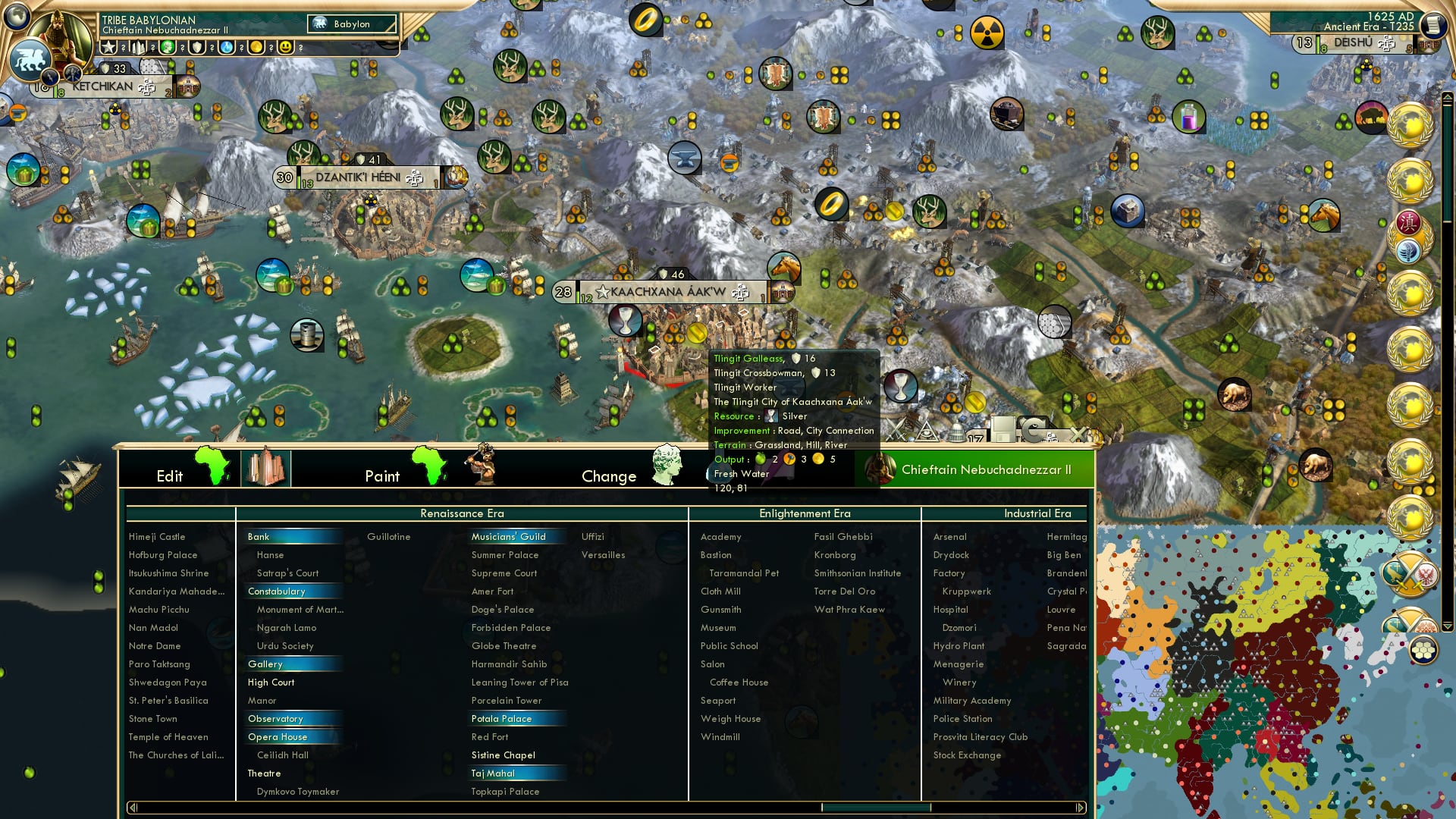 CBR In-Game Screenshot of City mapmode