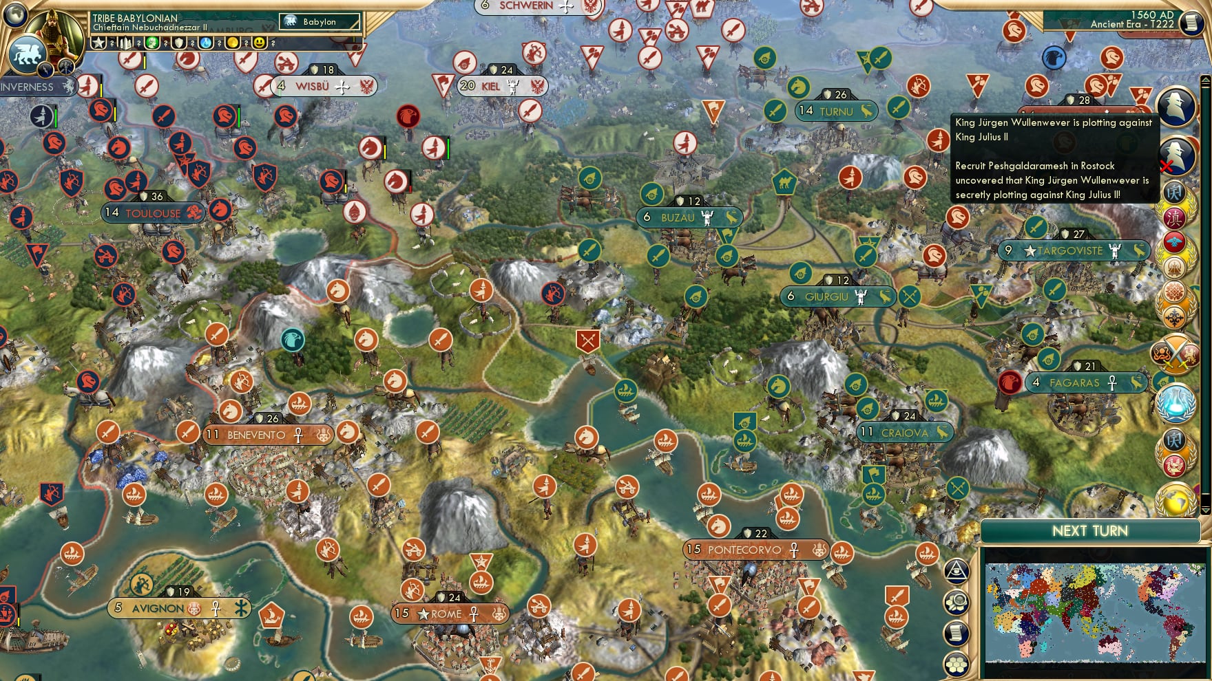 CBR In-Game Screenshot of Central European mess