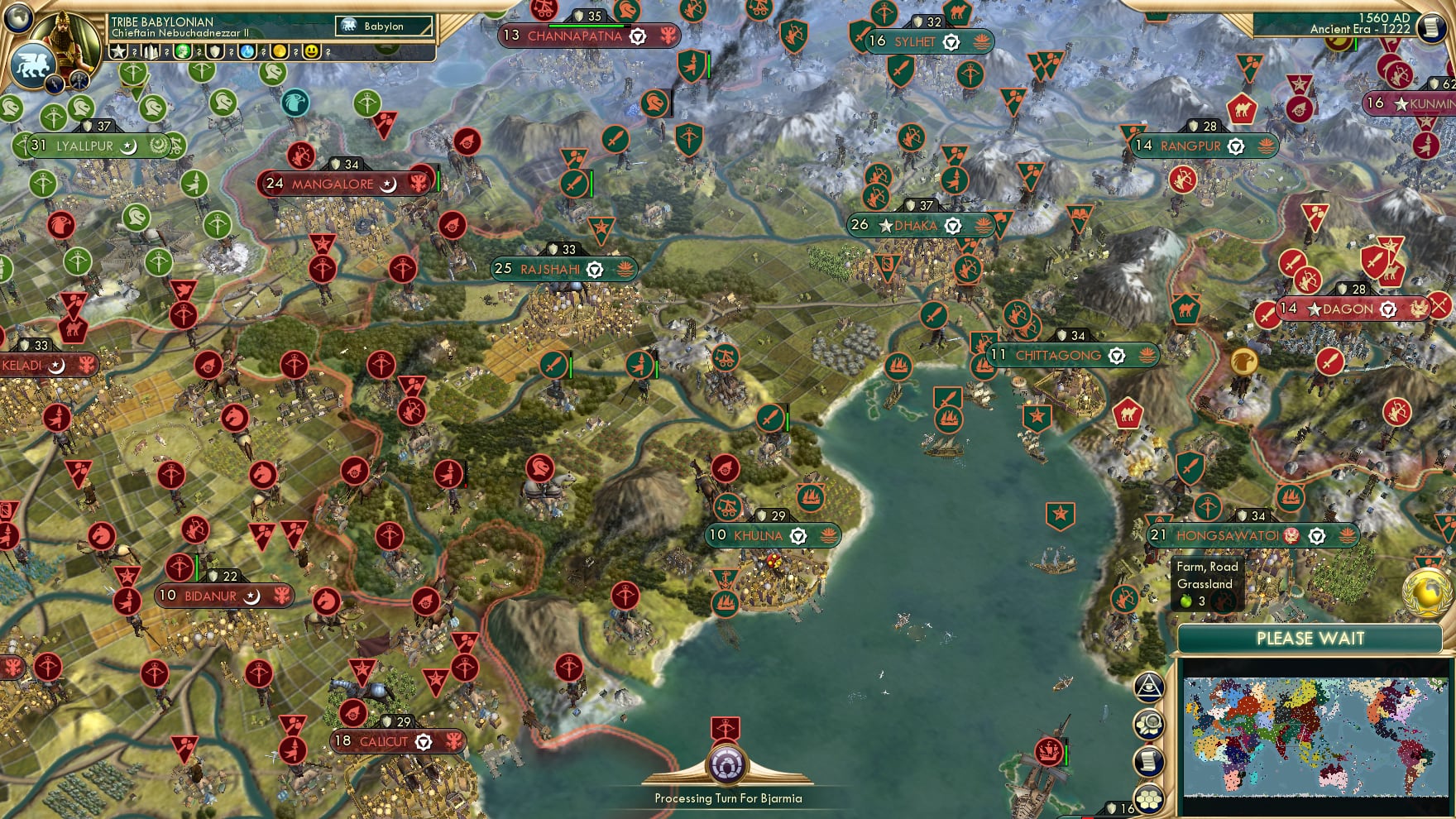 CBR In-Game Screenshot of The war of disappointment