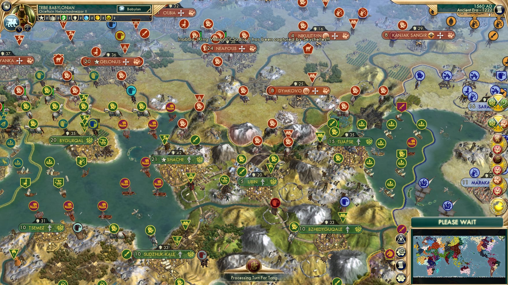 CBR In-Game Screenshot of Two-front war