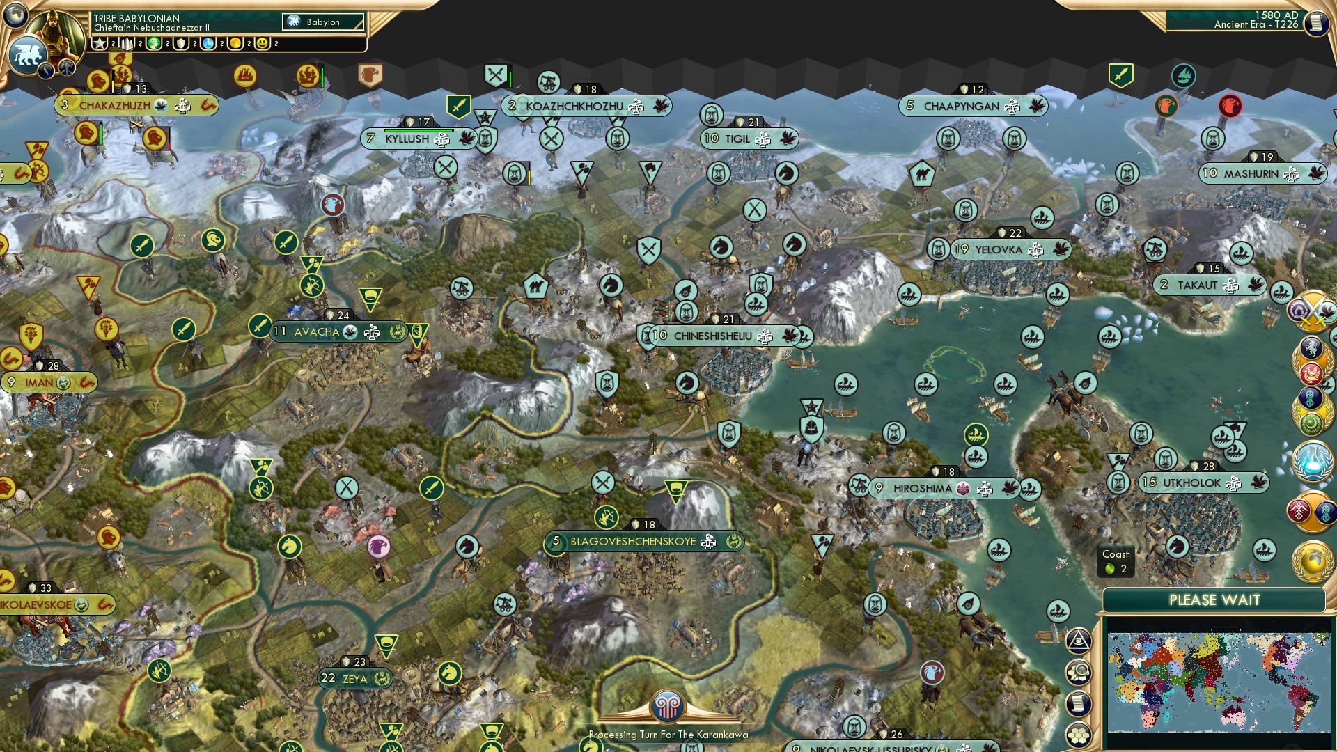 CBR In-Game Screenshot of Itelmen