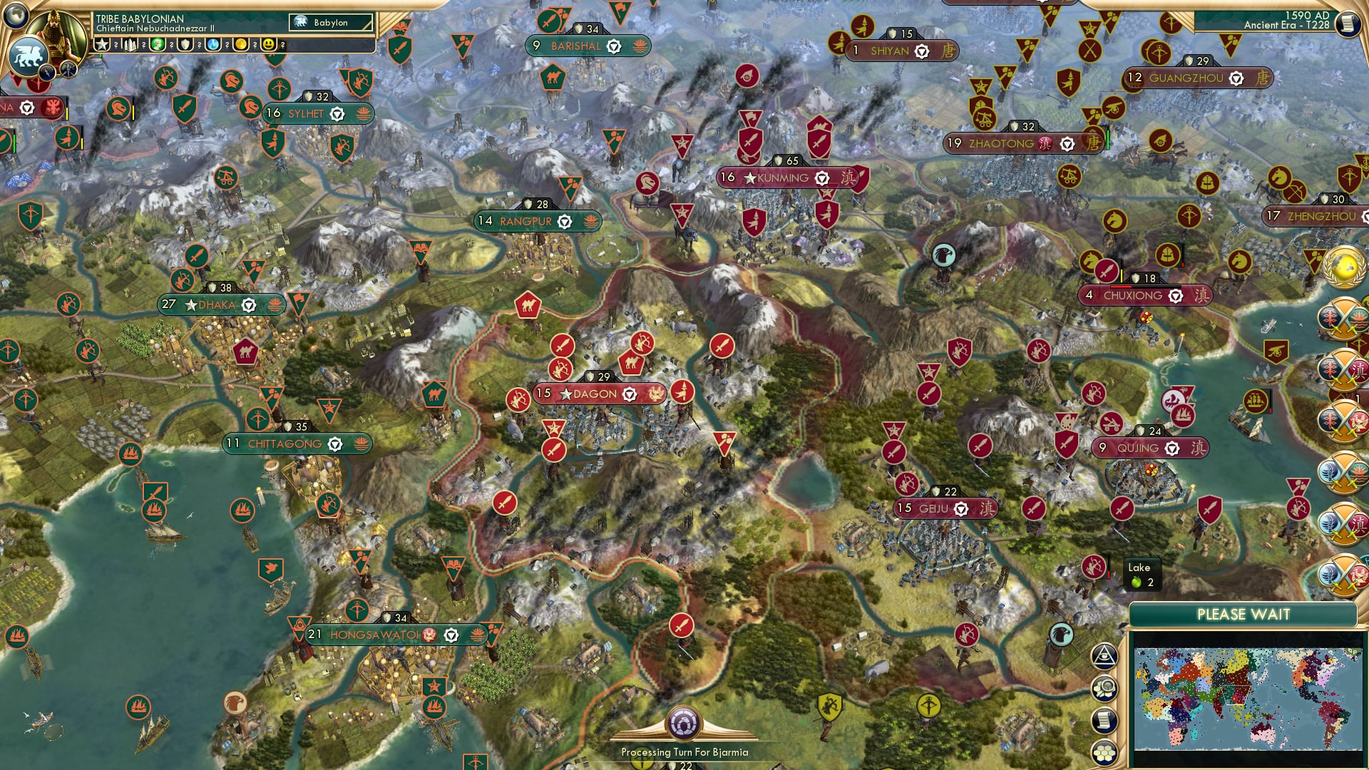 CBR In-Game Screenshot of Holy War!