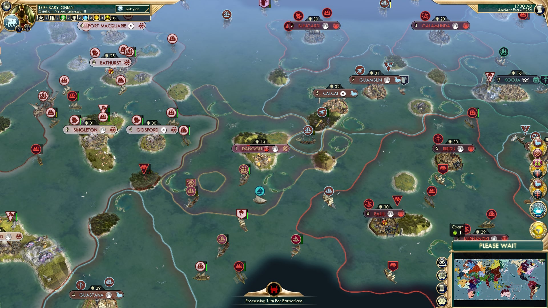 CBR In-Game Screenshot of Priorities
