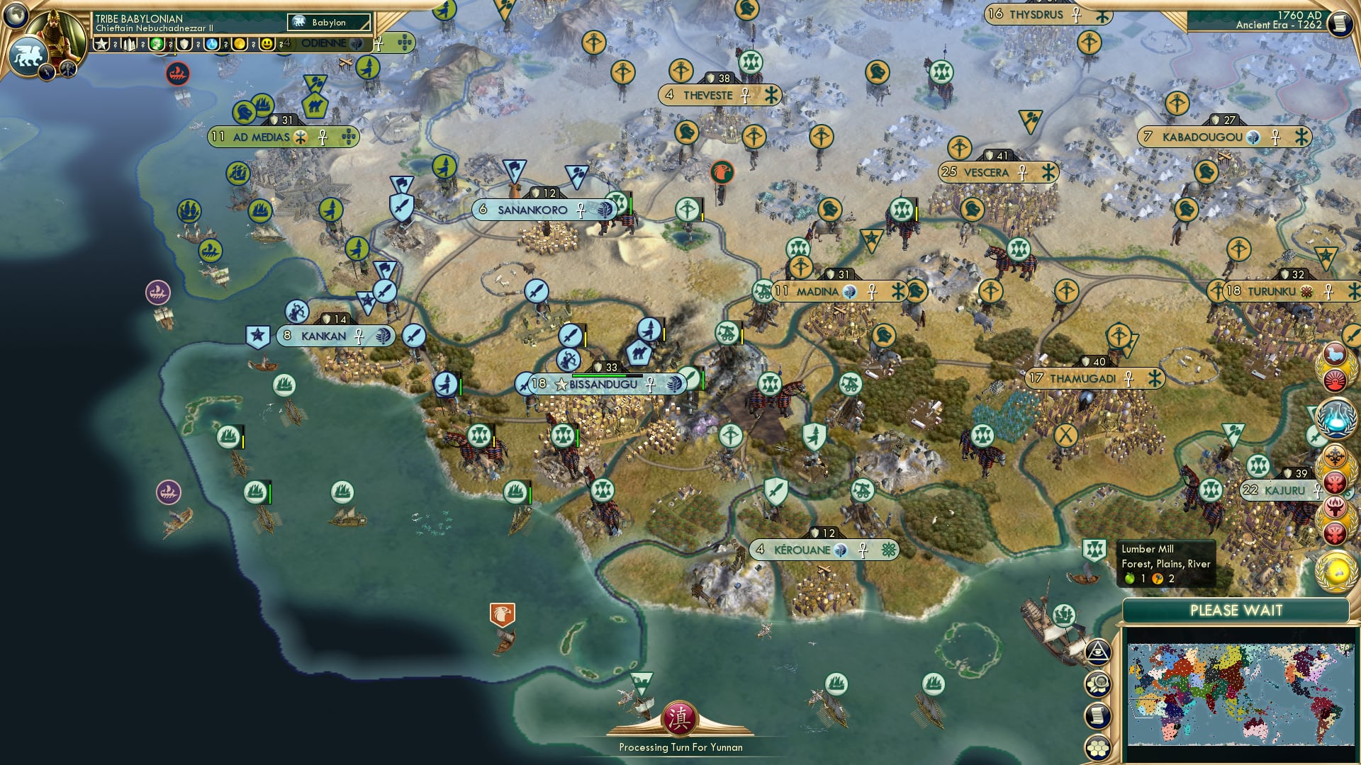 CBR In-Game Screenshot of Advance of the Warrior Queen