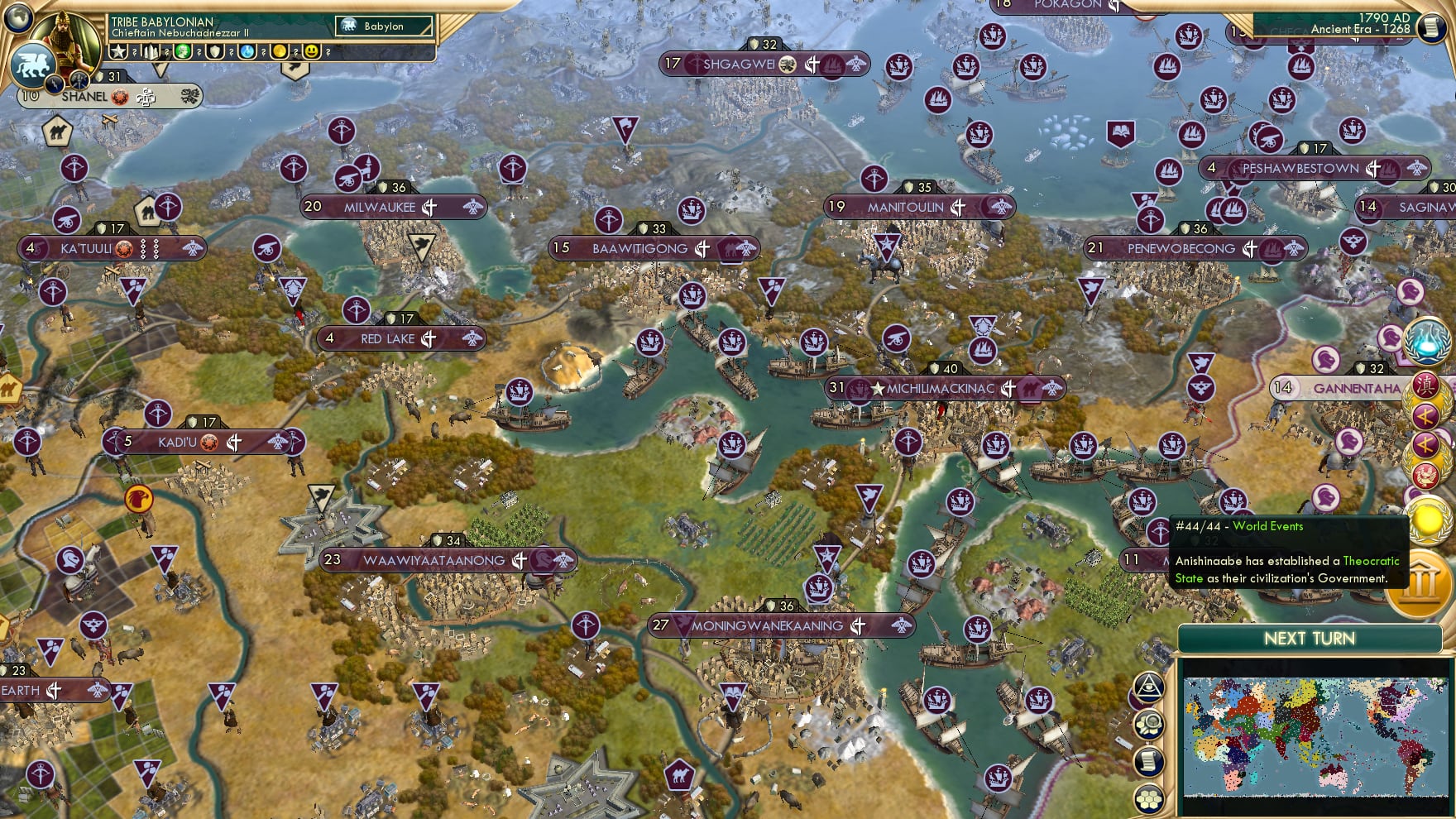 CBR In-Game Screenshot of Someone Get Pontiac a Cognitive Test