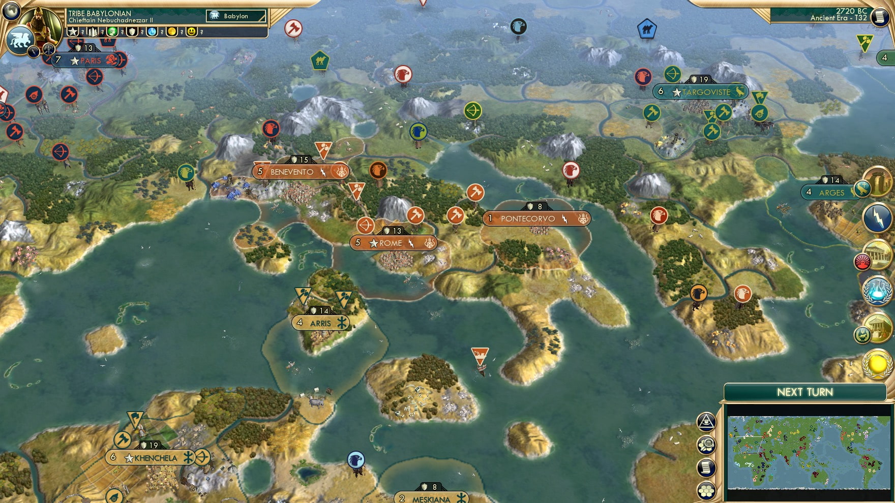 CBR In-Game Screenshot of Mozzarella Mob Machinations