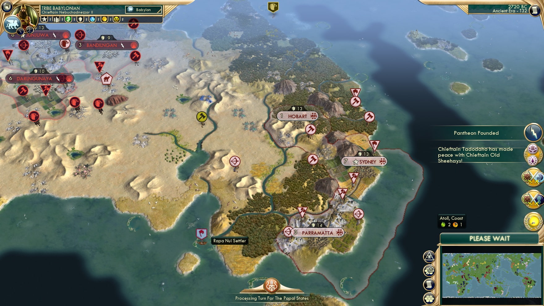 CBR In-Game Screenshot of Overtaking Outback Odyssey