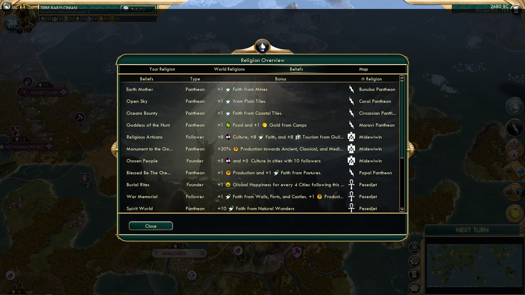 CBR In-Game Screenshot of Braids Boost Belief