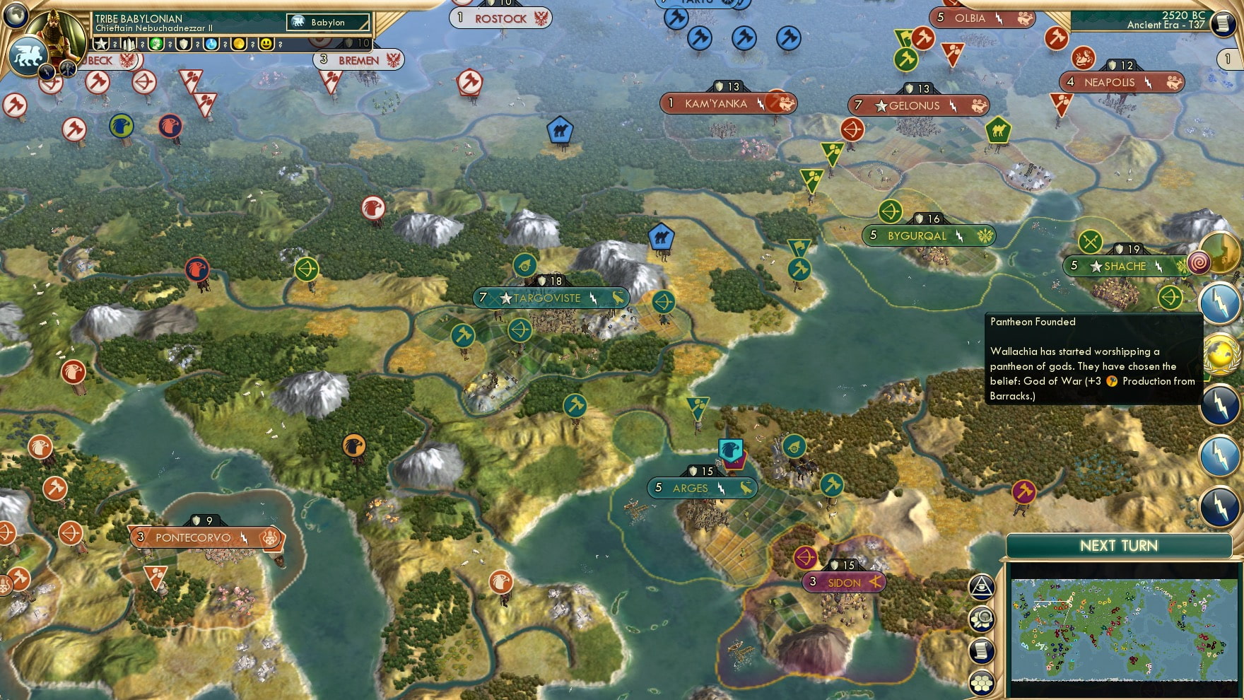 CBR In-Game Screenshot of Pikes Provoke Pantheon