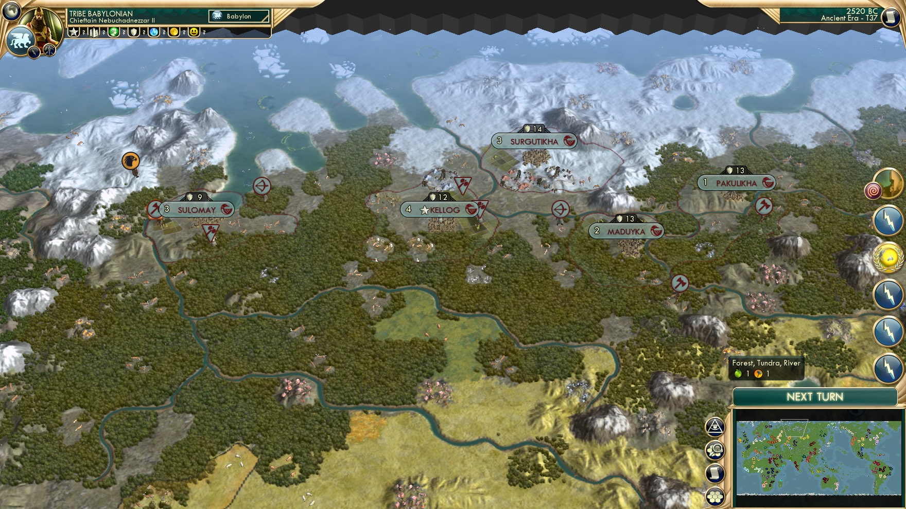 CBR In-Game Screenshot of Teal Tundra Tactics